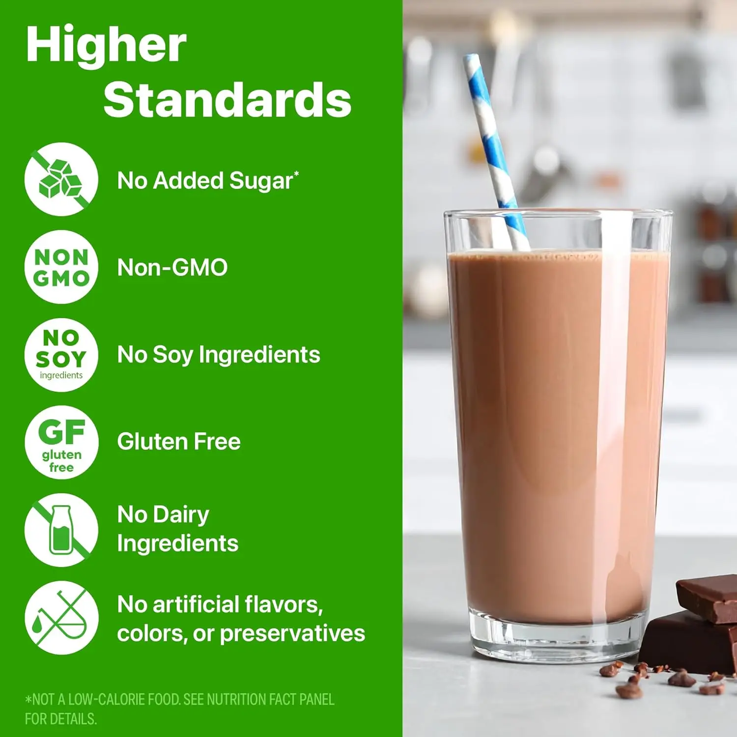 Orgain Organic Vegan Protein Powder, Creamy Chocolate Fudge - 21g Plant Protein, 6g Prebiotic Fiber, Low Net Carb, No Lactose Ingredients, No Added Sugar, Non-GMO, For Shakes & Smoothies, 2.03 lb image 6