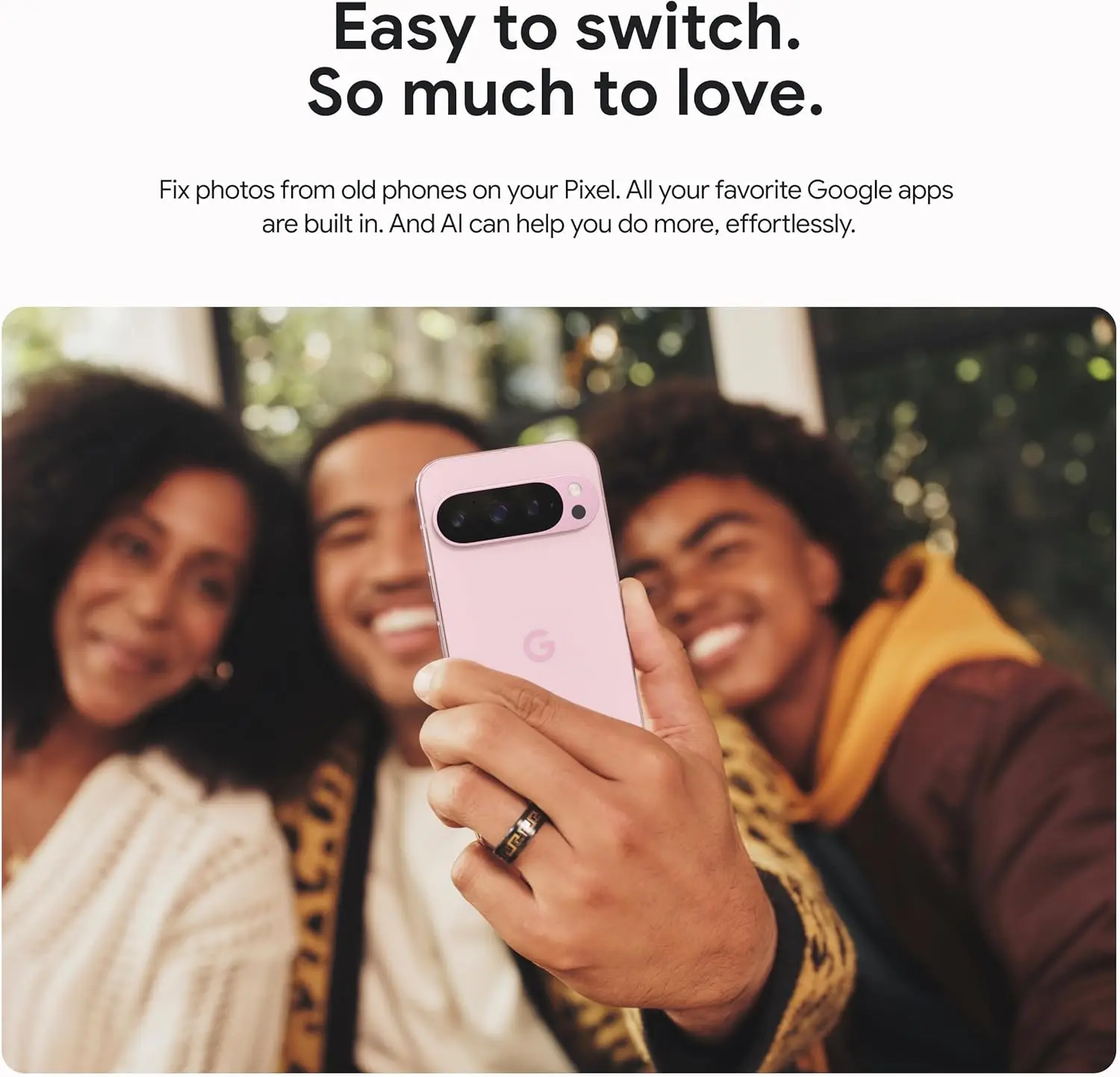 Google Pixel 9 Pro XL - Unlocked Android Smartphone with Gemini, Triple Rear Camera System, 24-Hour Battery, and 6.8" Super Actua Display - Hazel - 128 GB image 9