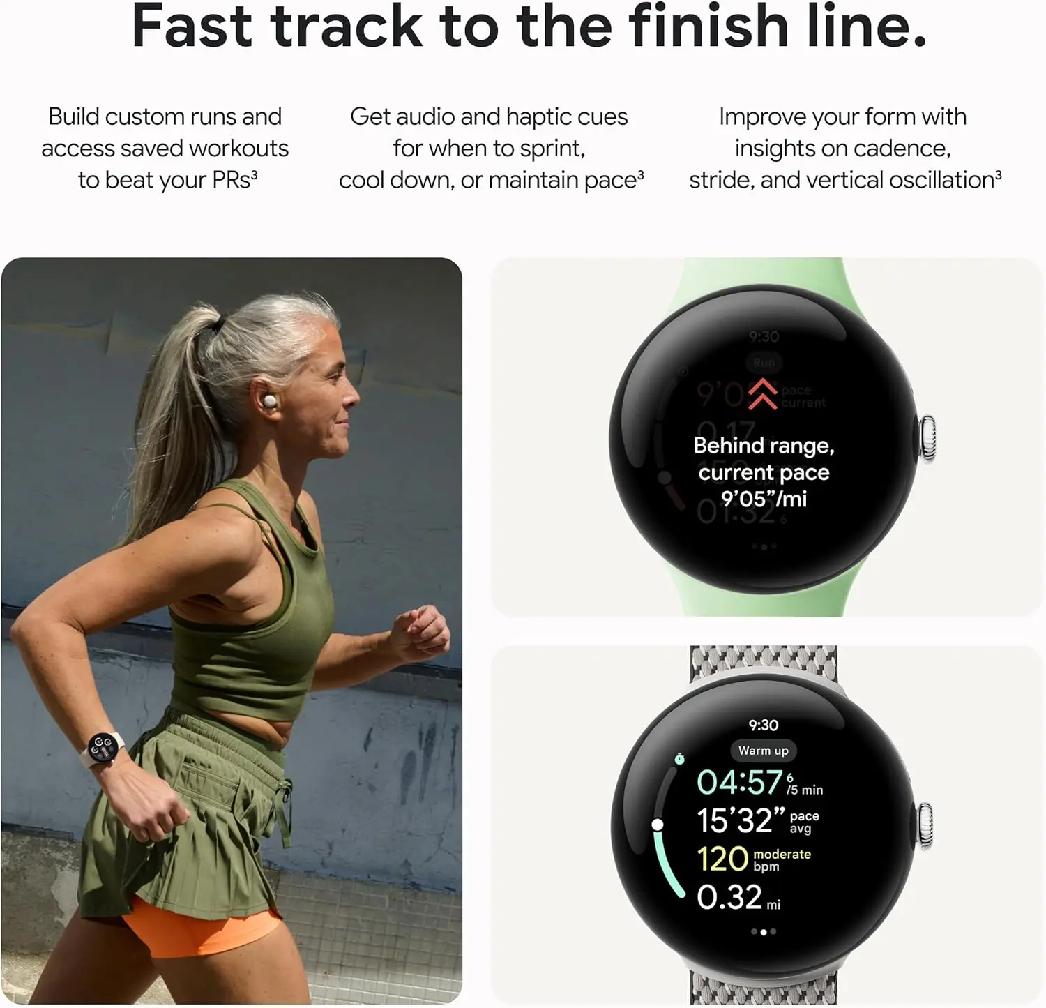 Google Pixel Watch 3 (45mm) Latest Model - Android Smartwatch, Heart Rate Tracking, Fitbit Advanced Running, Fitness Insights, 24-Hour Battery - Matte Black Aluminum Case - Obsidian Band - Wi-Fi image 4