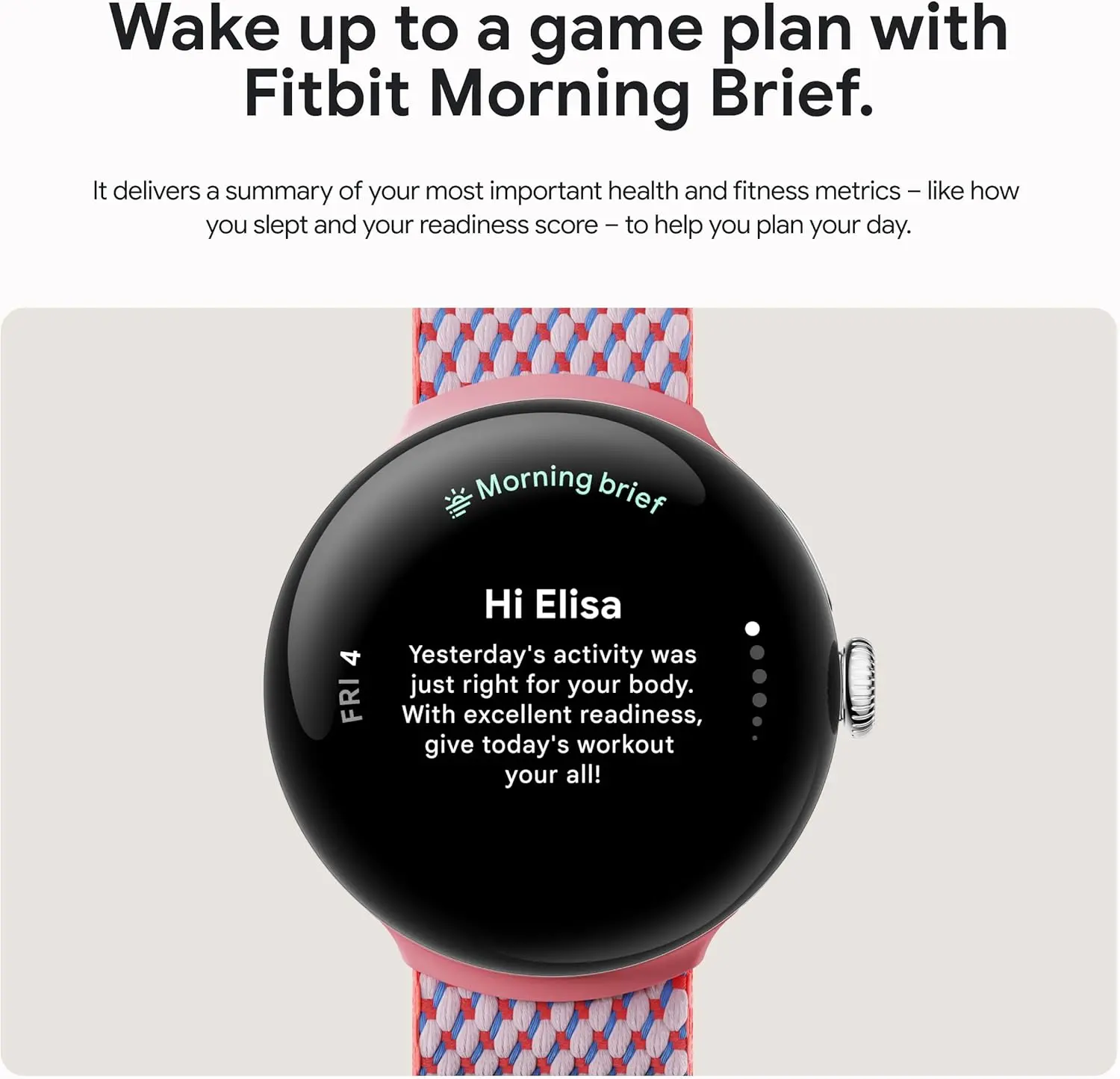Google Pixel Watch 3 (45mm) Latest Model - Android Smartwatch, Heart Rate Tracking, Fitbit Advanced Running, Fitness Insights, 24-Hour Battery - Matte Black Aluminum Case - Obsidian Band - Wi-Fi image 7