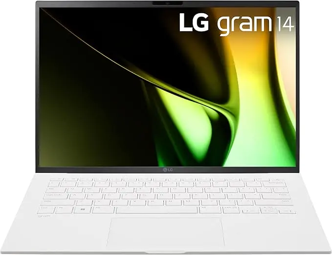 LG gram 14-Inch Lightweight Laptop Intel Evo Edition - Intel Core Ultra 5 Processor Windows 11 Home 8GB RAM 512GB SSD - White image 1