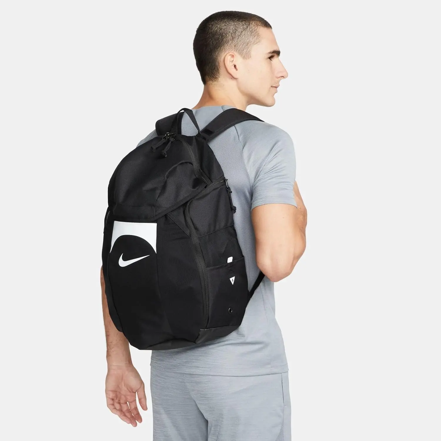 NIKE Backpack, Black, White, Talla única image 5