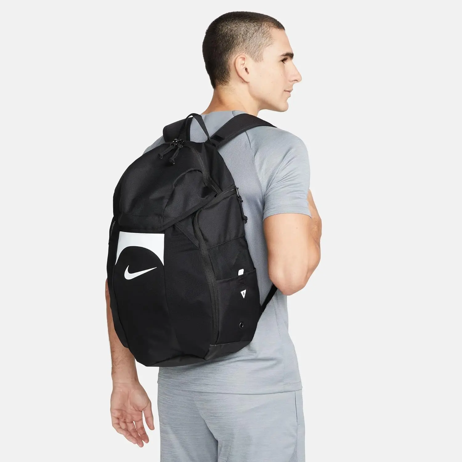 NIKE Backpack, Black, White, Talla única image 11