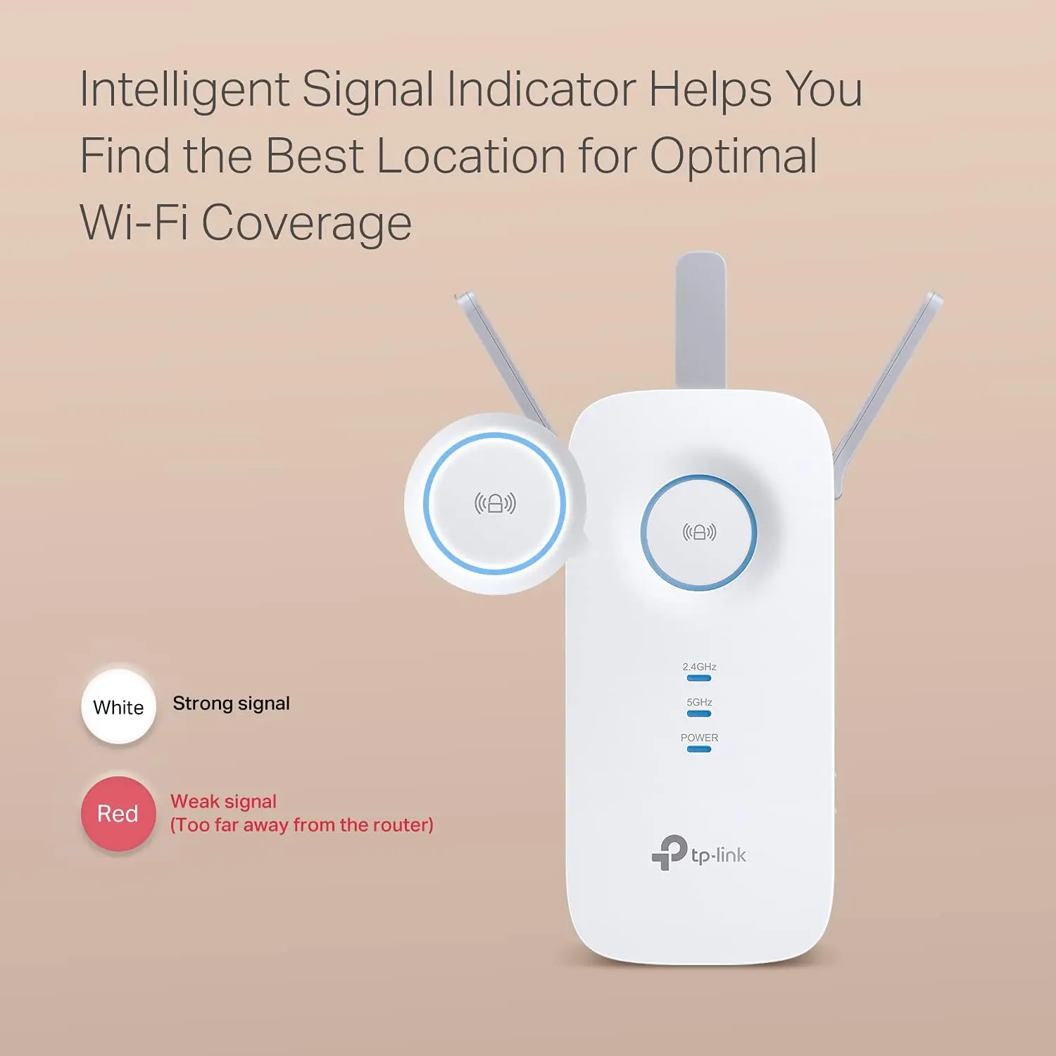 TP-Link AC1900 WiFi Range Extender RE550 | Dual-Band Wireless Repeater Amplifier w/Gigabit Ethernet Port | Up to 2200 Sq. Ft., 32 Devices | Internet Signal Booster | APP Setup | EasyMesh Compatible image 6