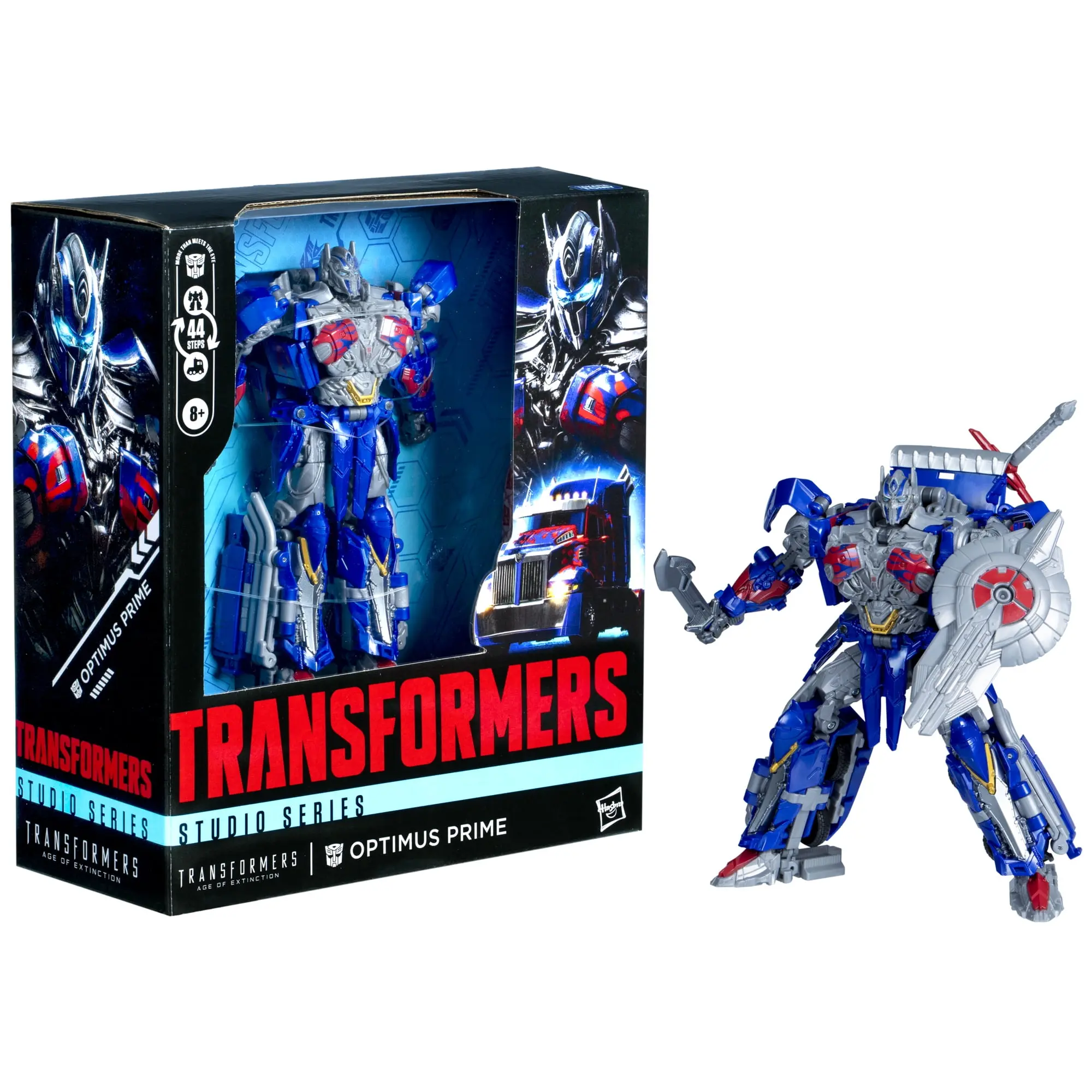 Transformers Studio Series Leader Class Age of Extinction Optimus Prime 8.5” Action Figure, 8+ image 5