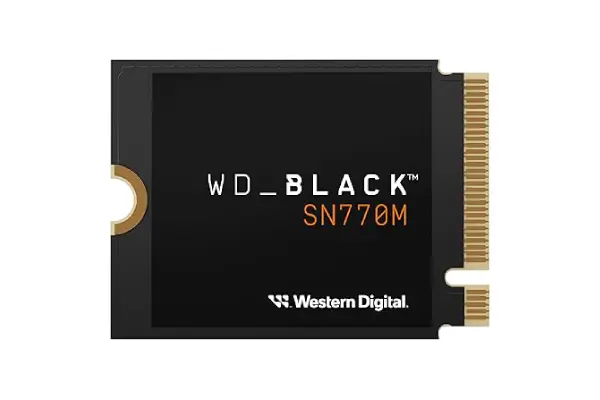 WD_BLACK 2TB SN770M M.2 2230 NVMe SSD for Handheld Gaming Devices, Speeds up to 5,150MB/s, TLC 3D NAND, Great for Steam Deck and Microsoft Surface - WDBDNH0020BBK-WRSN image