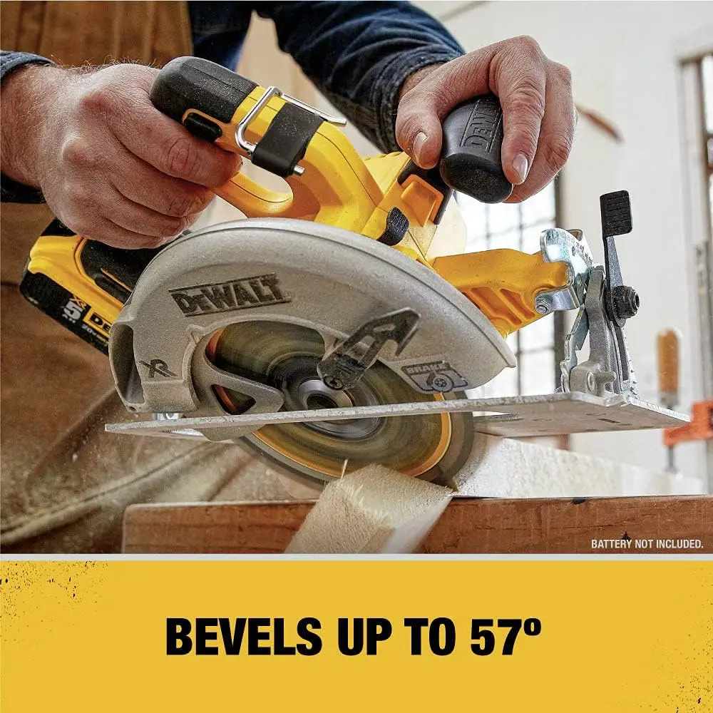 DEWALT 20V MAX Circular Saw Cordless with Brake, 7-1/4 Inch, Tool Only (DCS570B) image 4