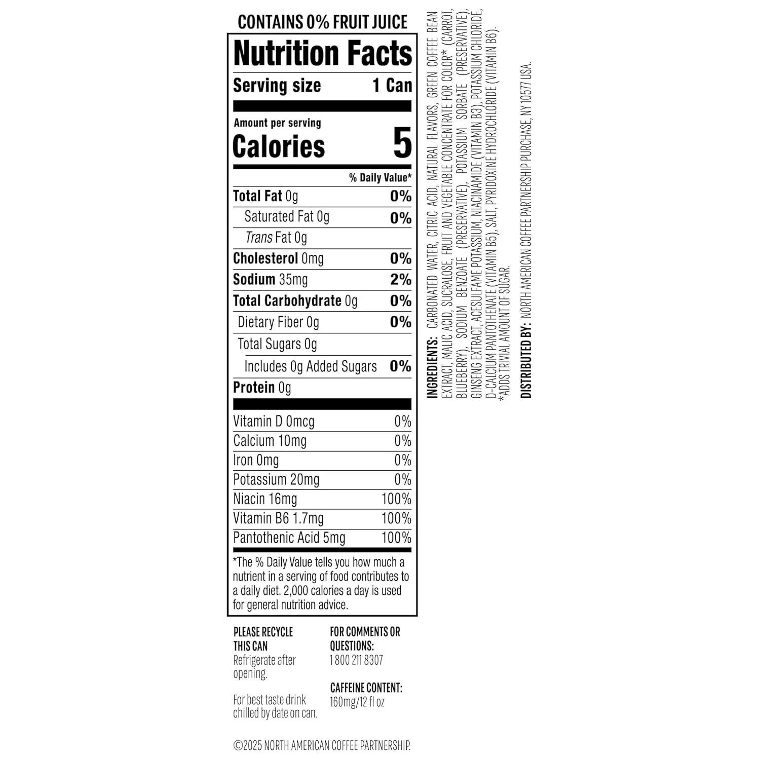 Starbucks Iced Energy Drink, Blueberry Lemonade, Zero Sugar Energy Drink, Plant Based Caffeine, Hydration, Mental Clarity, 12 Fl Oz Cans (Pack of 12) image 2