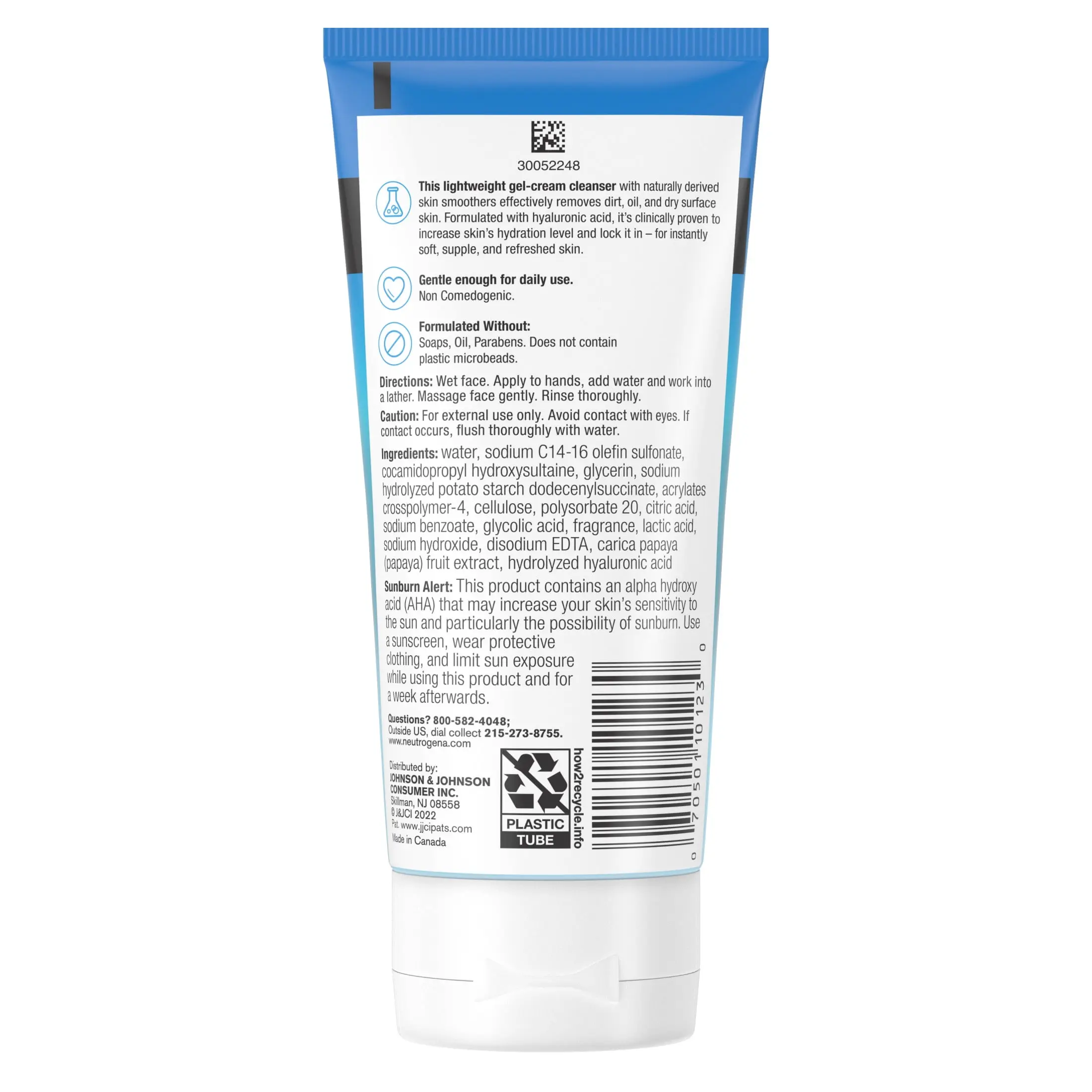 Neutrogena Hydro Boost Gentle Exfoliating Face Scrub, Facial Cleanser, 5 oz image 6