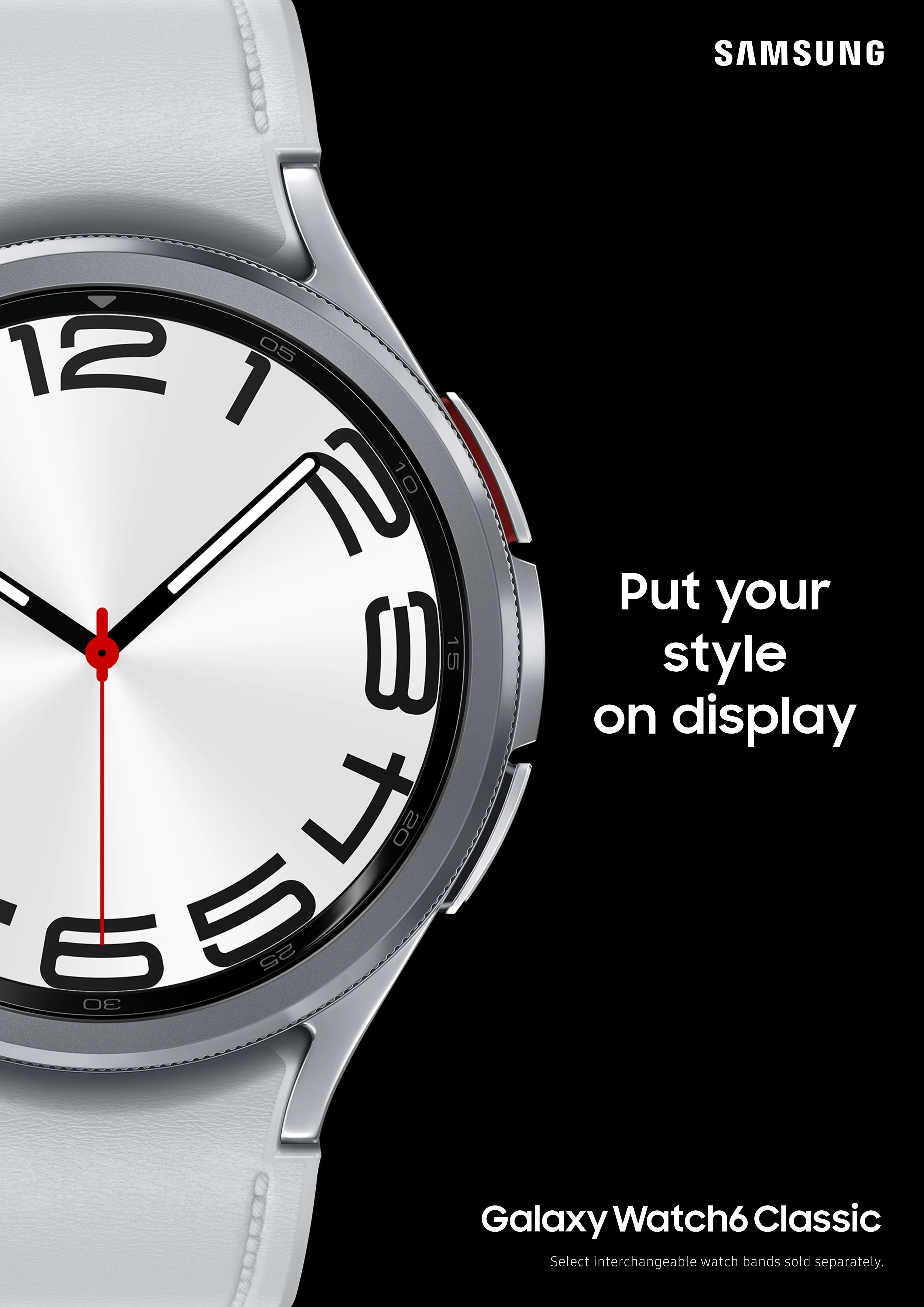 Samsung Galaxy Watch6 Classic 43mm Bluetooth and WiFi Smart Watch, Black image 6