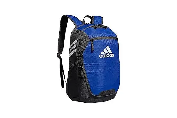 adidas Stadium Team Sports Backpack for Men and Women (36l) Durable Athletic Laptop Bag, Royal Blue/3.0, One Size image