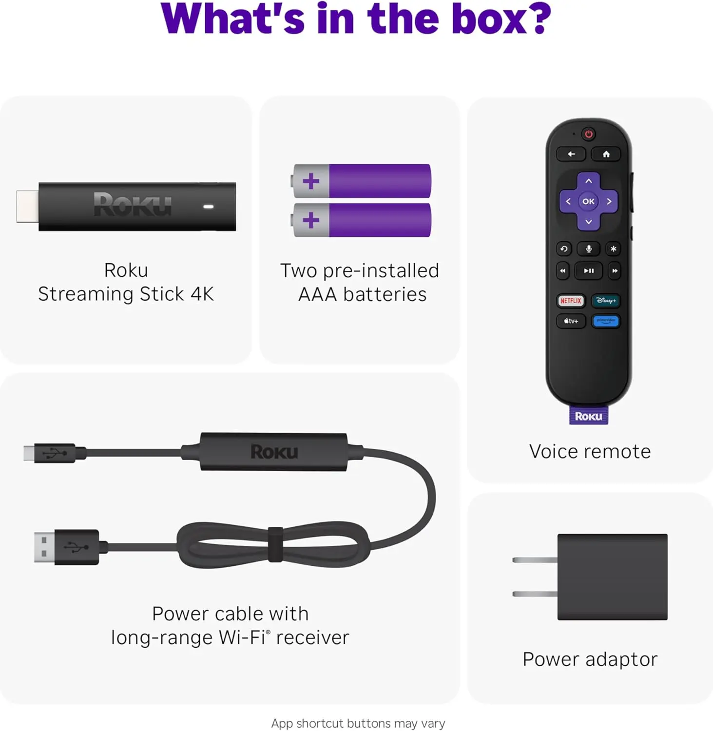 Roku Streaming Stick 4K - HDR & Dolby Vision Roku Streaming Device for TV with Voice Remote & Long-Range Wi-Fi - Free & Live TV image 12