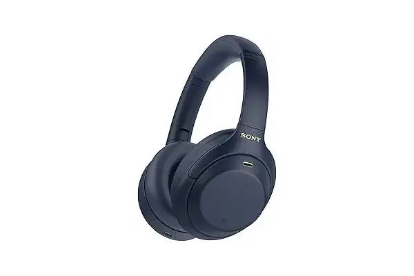 Sony WH-1000XM4 Wireless Premium Noise Canceling Overhead Headphones with Mic for Phone-Call and Alexa Voice Control, Midnight Blue WH1000XM4 image