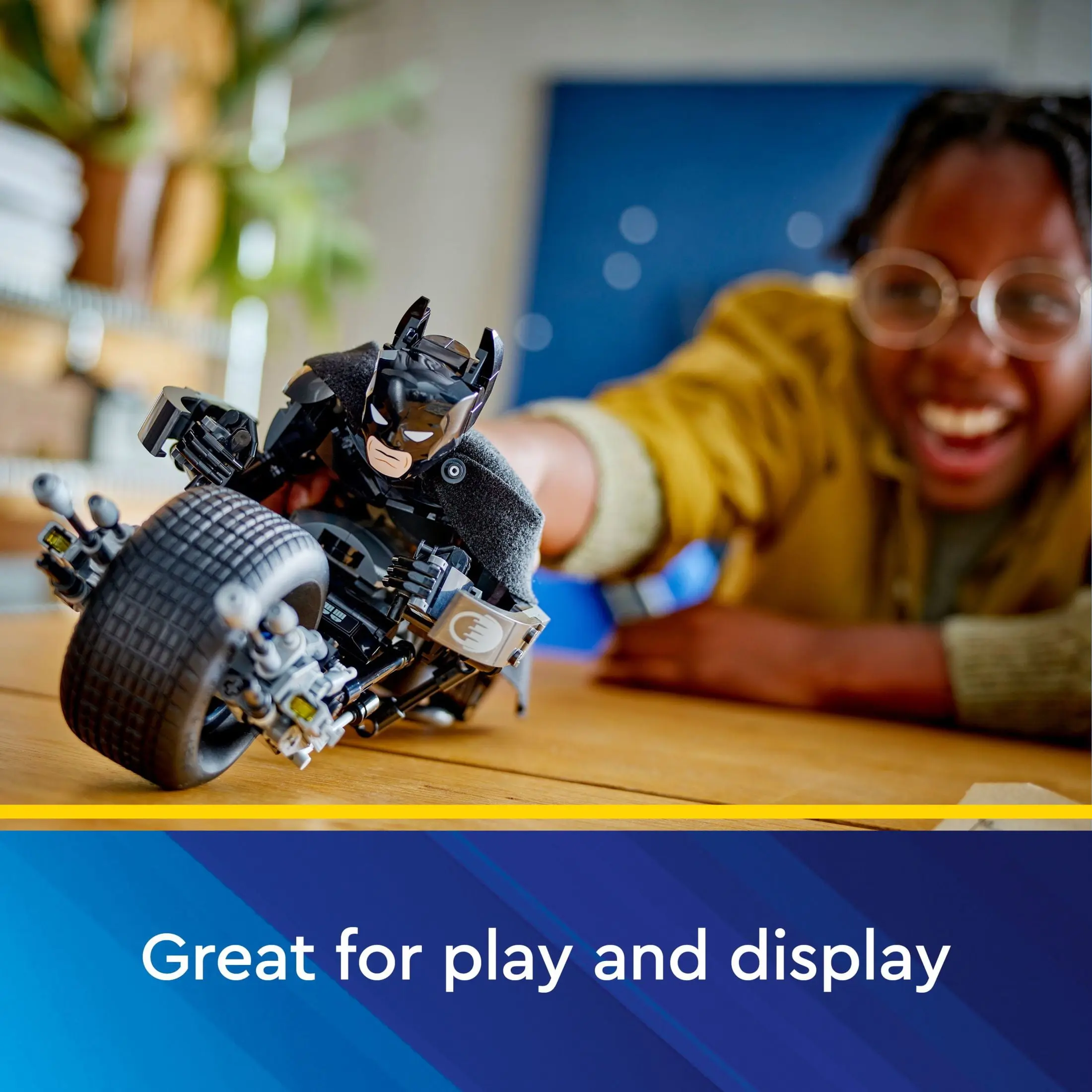 LEGO DC Batman: Batman Construction Figure & Bat-Pod Bike, The Dark Knight Action Figure and Motorcycle, Superhero Toy Gift for Kids, 76273 image 8