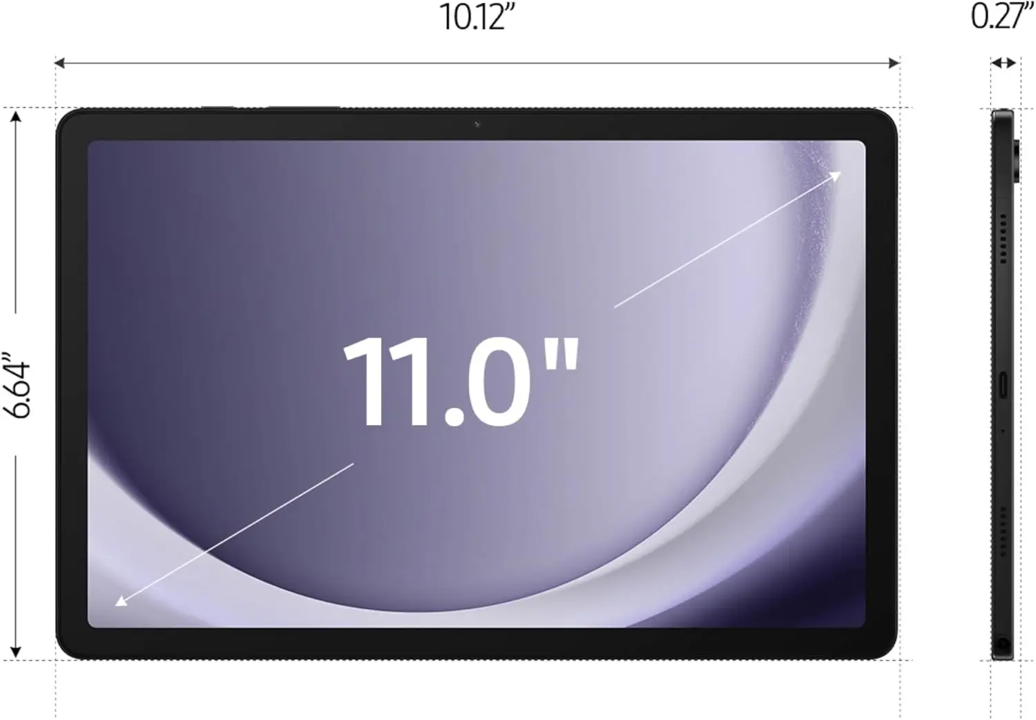 Samsung Galaxy Tab A9+ Tablet 11” 64GB Android Tablet, Big Screen, Quad Speakers, Upgraded Chipset, Multi Window Display, Slim, Light, Durable Design, US Version, 2024, Graphite image 4