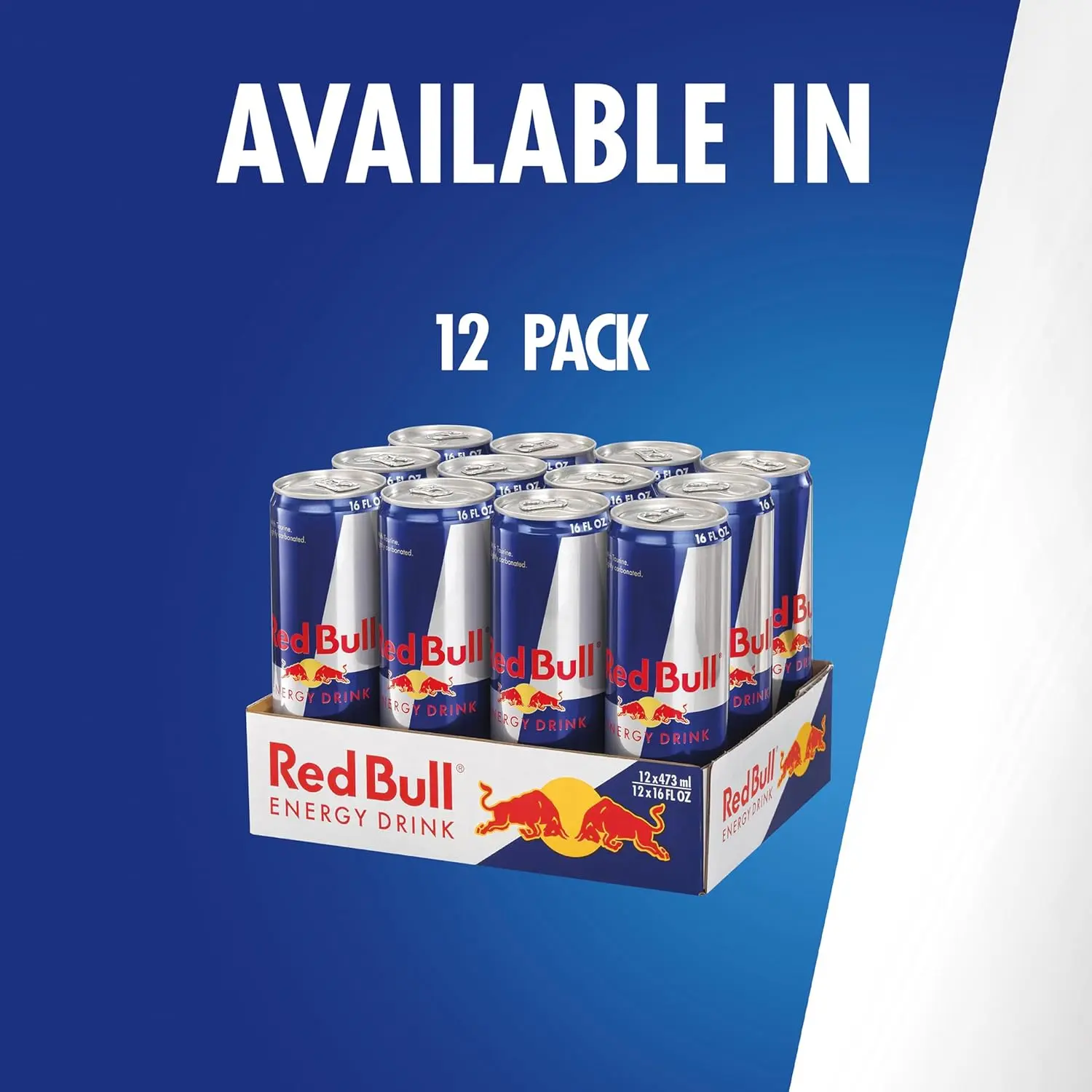 Red Bull Energy Drink with 151mg Caffeine plus Taurine & B Vitamins, 16 Fl Oz, Pack of 12 Cans image 8