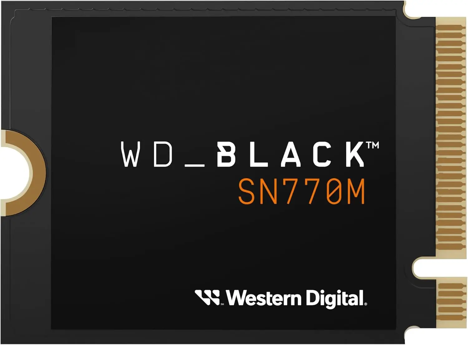 WD_BLACK 2TB SN770M M.2 2230 NVMe SSD for Handheld Gaming Devices, Speeds up to 5,150MB/s, TLC 3D NAND, Great for Steam Deck and Microsoft Surface - WDBDNH0020BBK-WRSN image 1