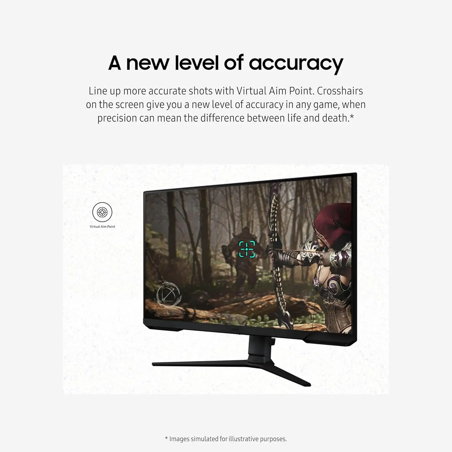 Samsung 32-Inch Odyssey G3 (G30D) Series FHD Gaming Monitor, 1ms, 180Hz, AMD FreeSync, Adjustable Stand, Black Equalizer, Virtual Aim Point, Eye Saver Mode, Flicker-Free, LS32DG302ENXZA image 7