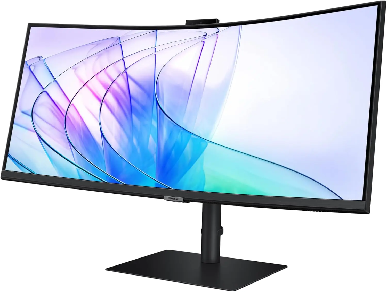 Samsung 34-Inch ViewFinity S65VC Series Ultra-WQHD Curved Computer Monitor, 100Hz, AMD FreeSync, HDR10, USB-C, Built-in Speaker, Camera, KVM Switch, Eye Care, Eco-Packaging, LS34C650VANXGO, Black image 19