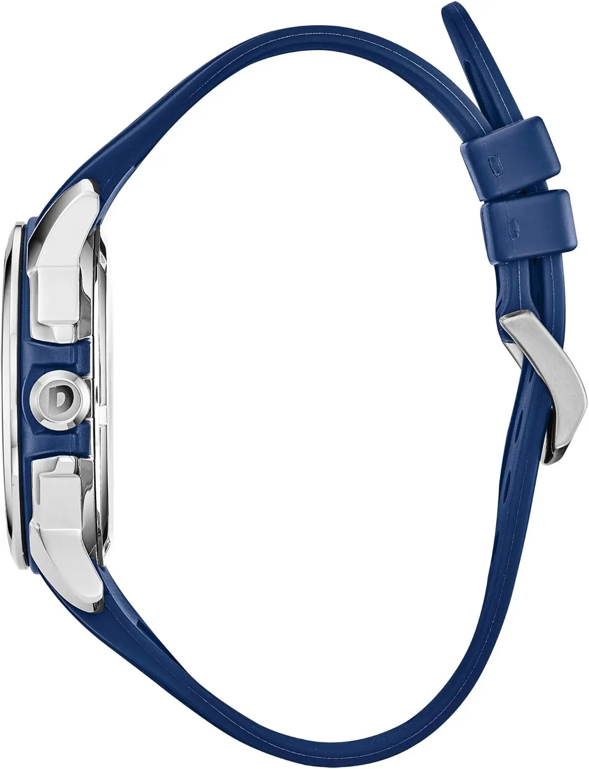 Citizen Men's Eco-Drive Weekender Watch in Stainless Steel with Blue Polyurethane strap, Blue Dial (Model: AW1158-05L) image 2