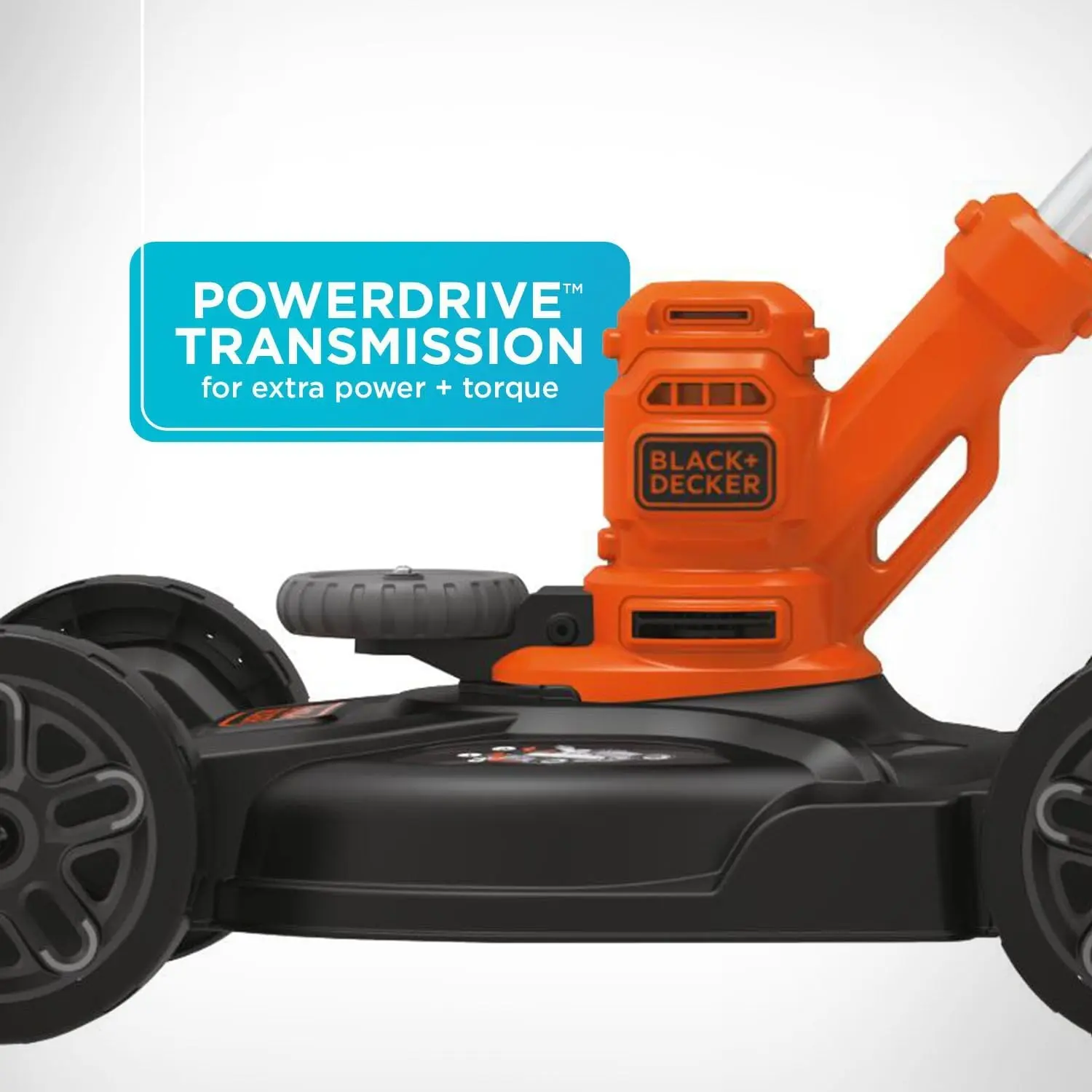 BLACK+DECKER 3-in-1 Corded Lawn Mower, String Trimmer & Edger, 12-Inch (BESTA512CM) image 6
