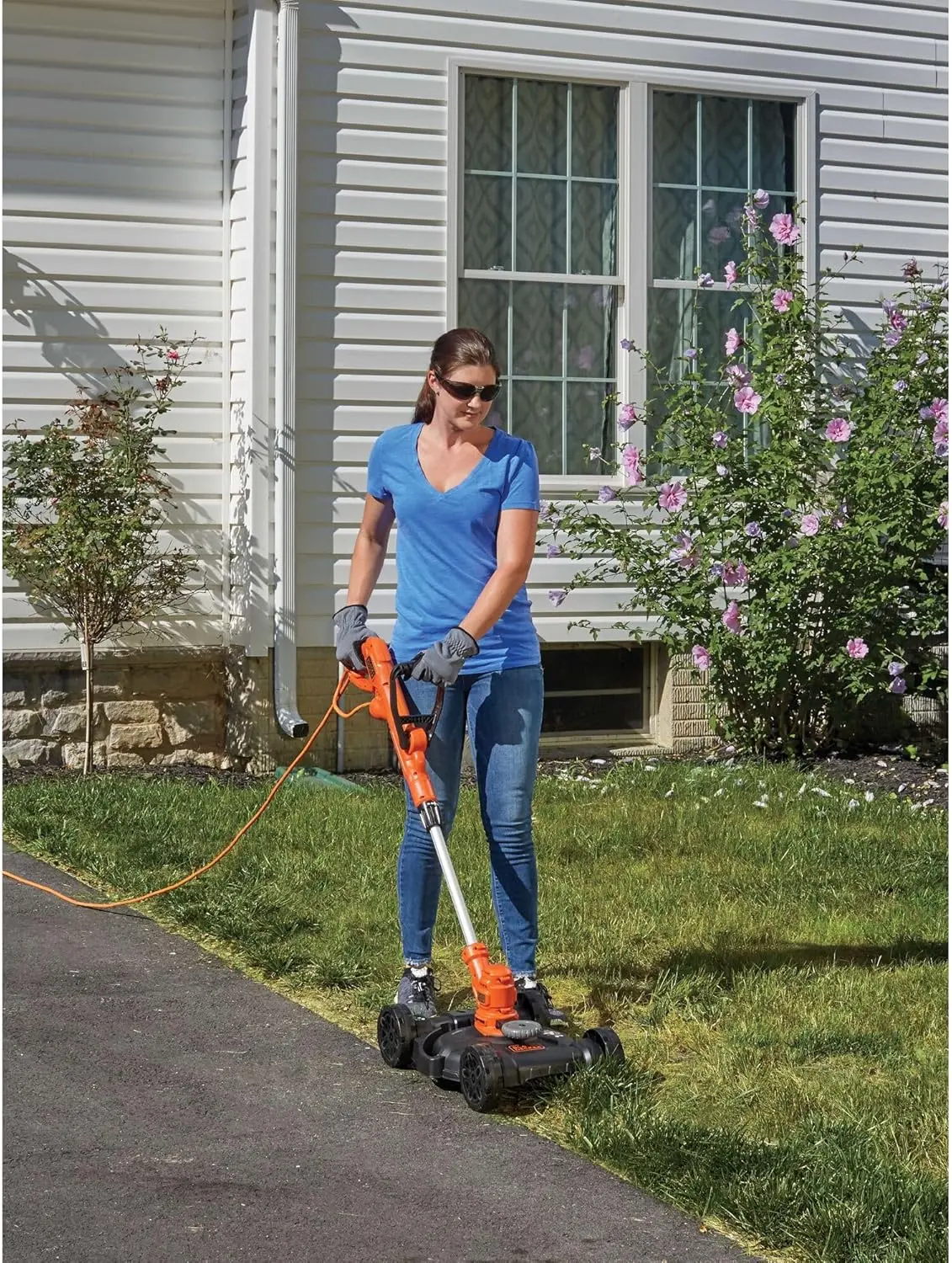 BLACK+DECKER 3-in-1 Corded Lawn Mower, String Trimmer & Edger, 12-Inch (BESTA512CM) image 7