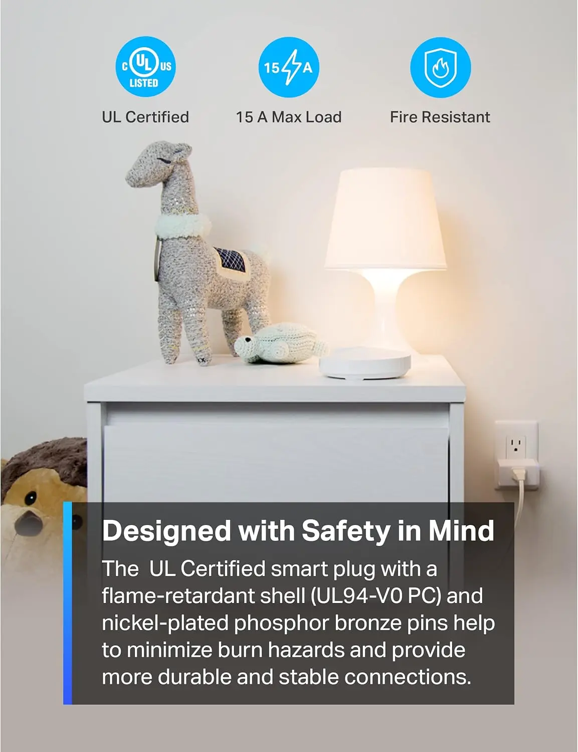 TP-Link Tapo Smart Plug Mini 15A, Smart Home Wi-Fi Plug, Super Easy Setup, Compatible with Alexa & Google Home, No Hub Required, UL Certified, 2.4G WiFi Only, White, Tapo P105(4-Pack) image 6