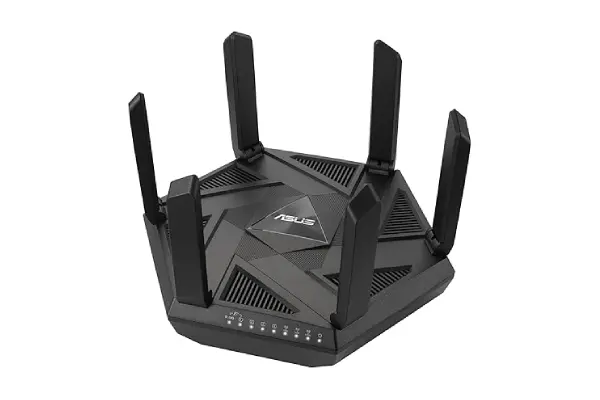 ASUS RT-AXE7800 Tri-band WiFi 6E (802.11ax) Router, 6GHz Band, ASUS Safe Browsing, Upgraded Network Security, Instant Guard, Built-in VPN Features, Parental Controls, 2.5G Port, AiMesh Support image