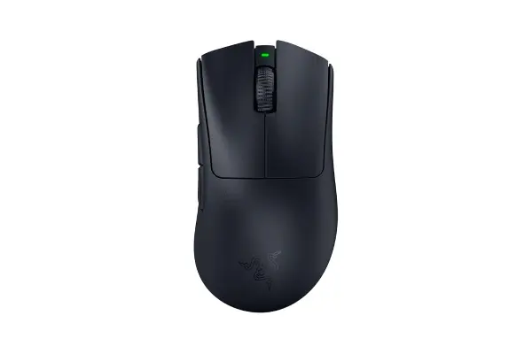 Razer DeathAdder V3 Pro Gaming Mouse: 63g Ultra Lightweight - Focus Pro 30K Optical Sensor - Fast Optical Switches Gen-3 - HyperSpeed Wireless - 5 Programmable Buttons - 90 Hr Battery - Black image