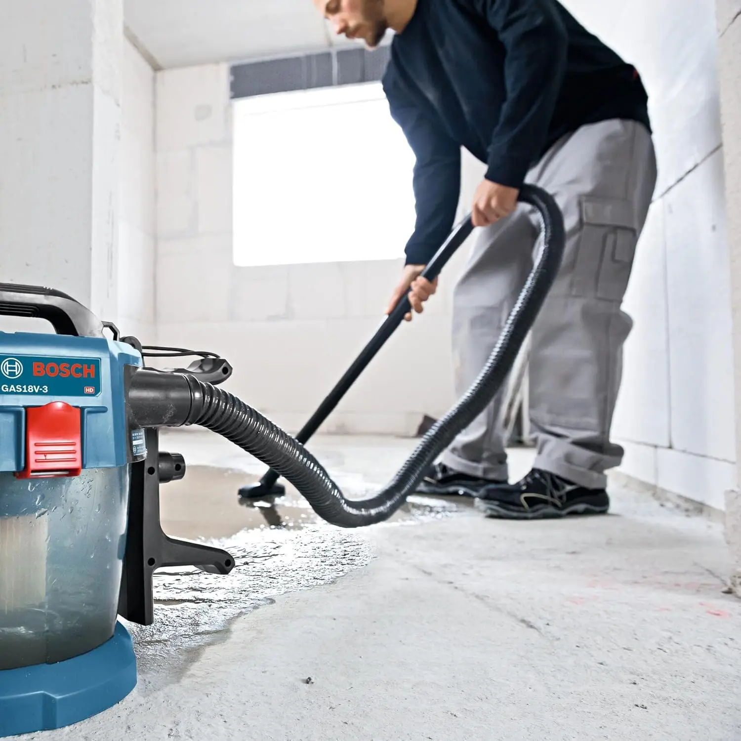 BOSCH GAS18V-3N 18 V 2.6-Gallon Wet/Dry Vacuum Cleaner with HEPA Filter (Bare Tool) image 14