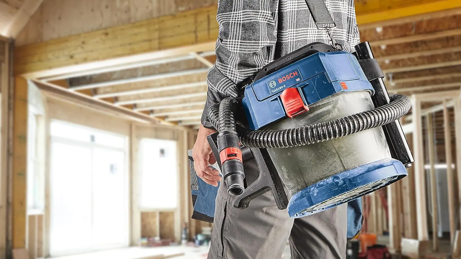 BOSCH GAS18V-3N 18 V 2.6-Gallon Wet/Dry Vacuum Cleaner with HEPA Filter (Bare Tool) image 16