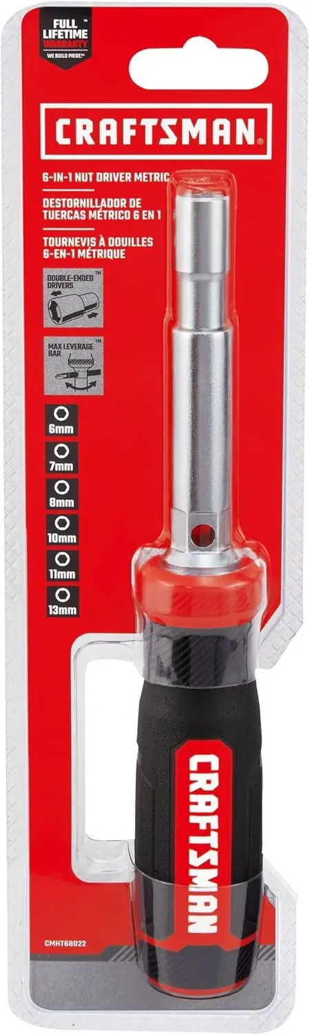 CRAFTSMAN Nut Driver with Double-Ended Sockets, 6-IN-1, MM (CMHT68022) image 4