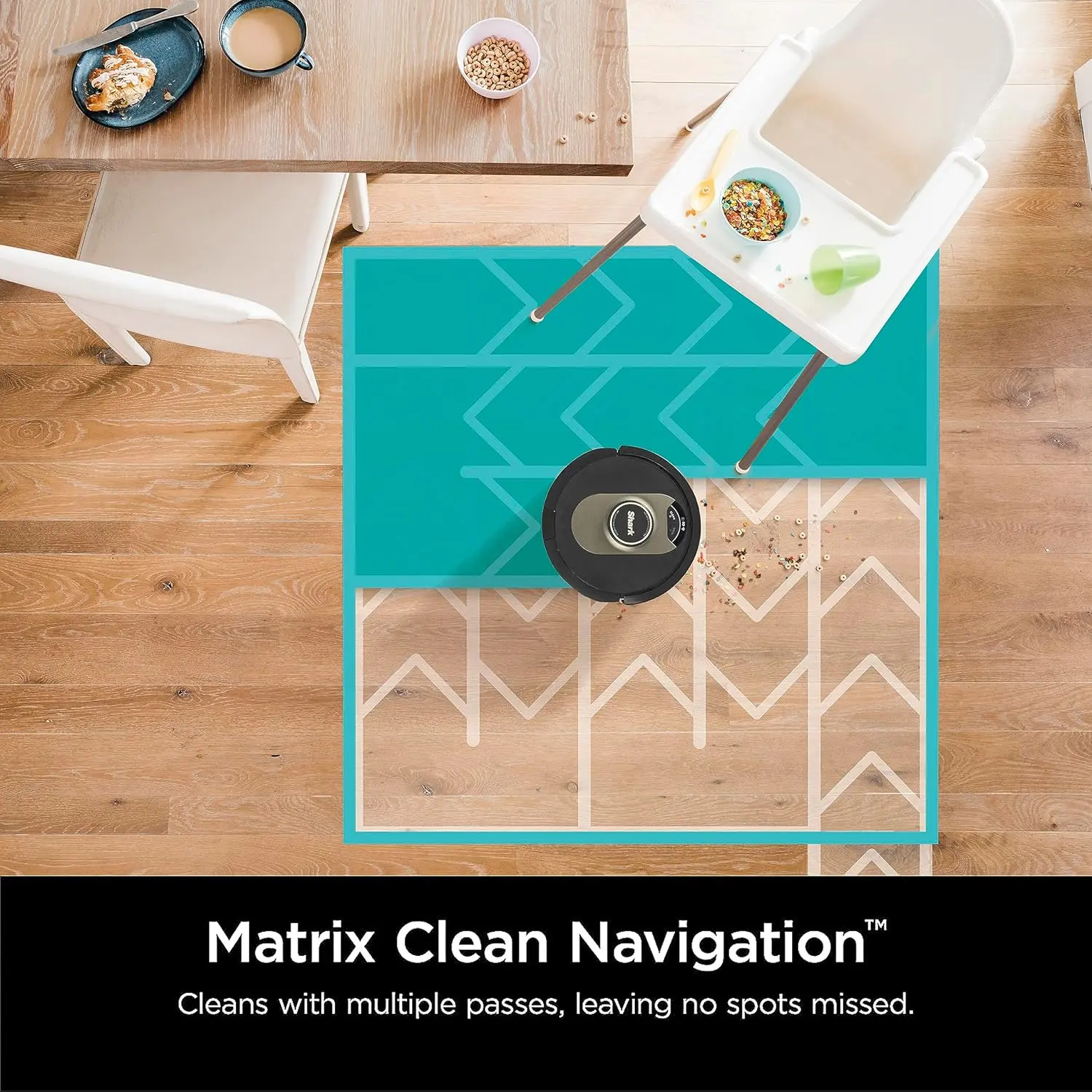 Shark AV2501AE AI Robot Vacuum with XL HEPA Self-Empty Base, Bagless, 60-Day Capacity, LIDAR Navigation, Perfect for Pet Hair, Compatible with Alexa, Wi-Fi Connected, Carpet & Hard Floor, Black image 5