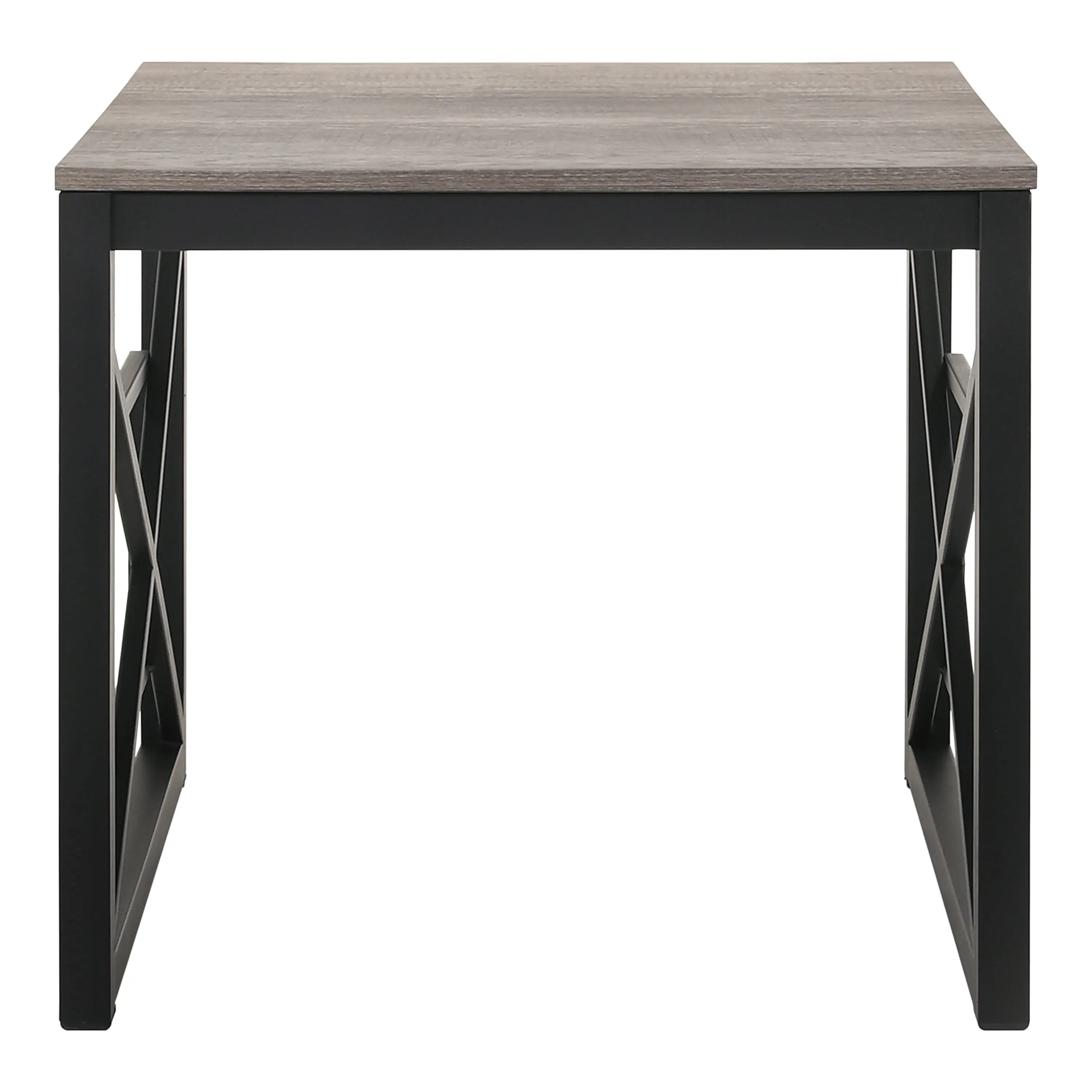 Furniture of America Dexter Wood Top and Metal Gray 2-Piece Coffee Table Set image 7