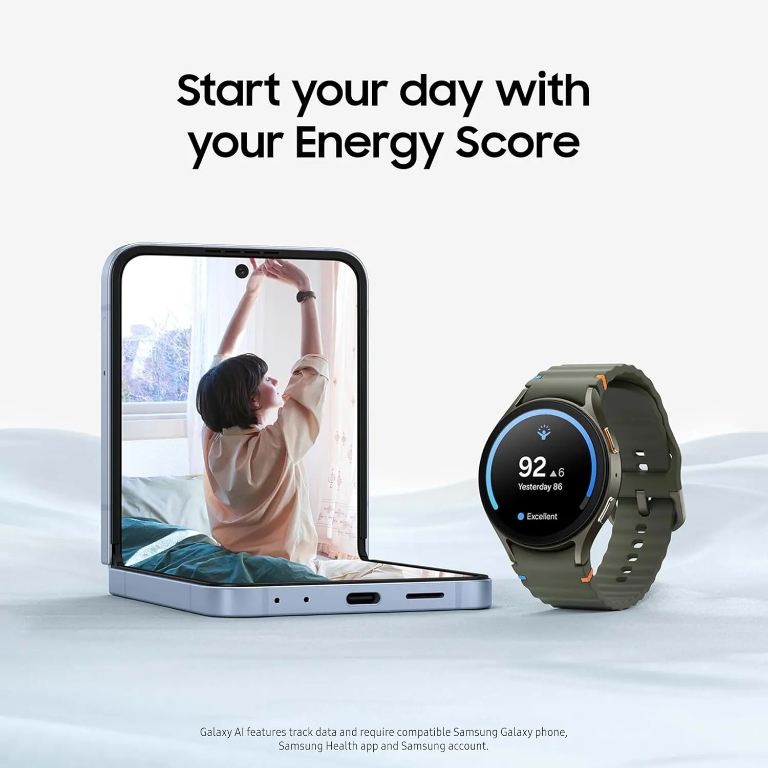 Samsung Galaxy Watch 7 44mm Bluetooth AI Smartwatch w/Energy Score, Wellness Tips, Heart Rate Tracking, Sleep Monitor, Fitness Tracker, 2024, Green [US Version, 1Yr Manufacturer Warranty] image 4
