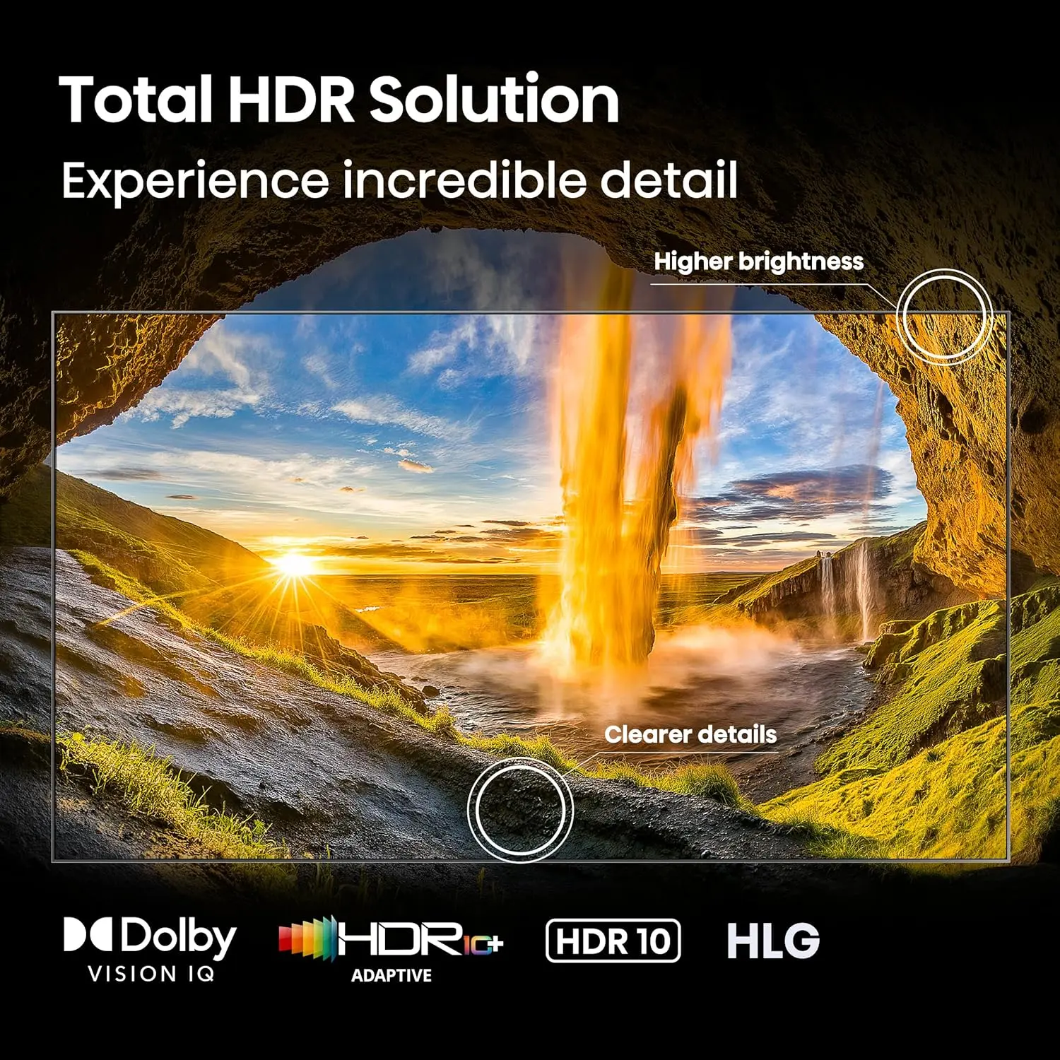 Hisense 75" Class U6 Series Mini-LED 4K UHD Smart Fire TV (75U65QF, 2025 Model) - QLED, Native 144Hz, HDR10+, Dolby Vision IQ, Dolby Atmos, Game Mode Pro, ALLM, Alexa Built in, Black image 9