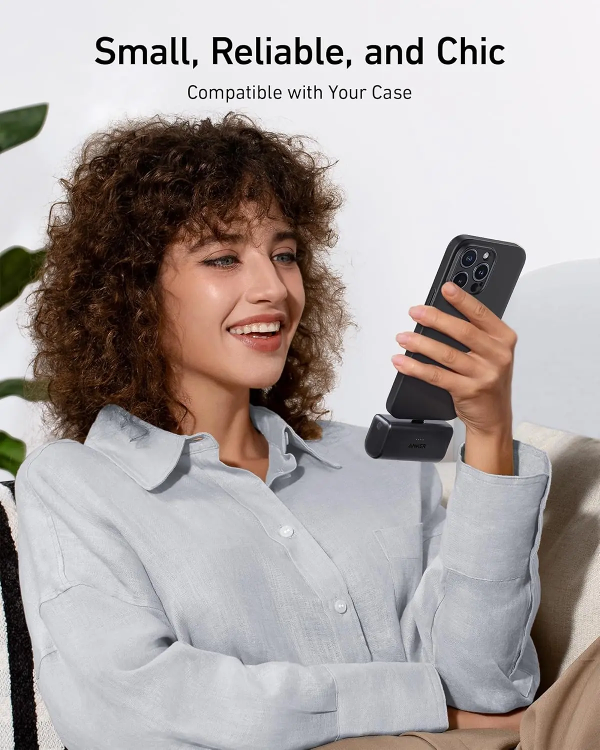 Anker Nano Power Bank with Built-in USB-C Connector, 5,000mAh Portable Charger 22.5W, for iPhone 16/15 Series, Samsung, iPad Pro/Air, and More image 5