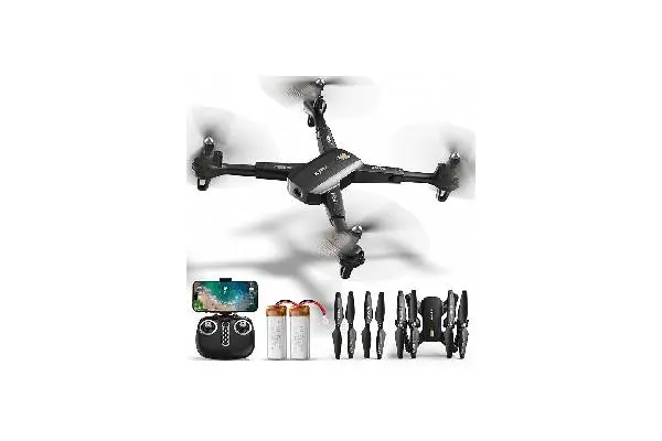 SYMA Drone with Camera 1080P HD FPV Cameras Remote Control Toys RC Quadcopter Helicopter Gifts for Boys Girls Adults Beginners with Altitude Hold, Headless Mode, One Key Start, 3D Flips 2 Batteries image