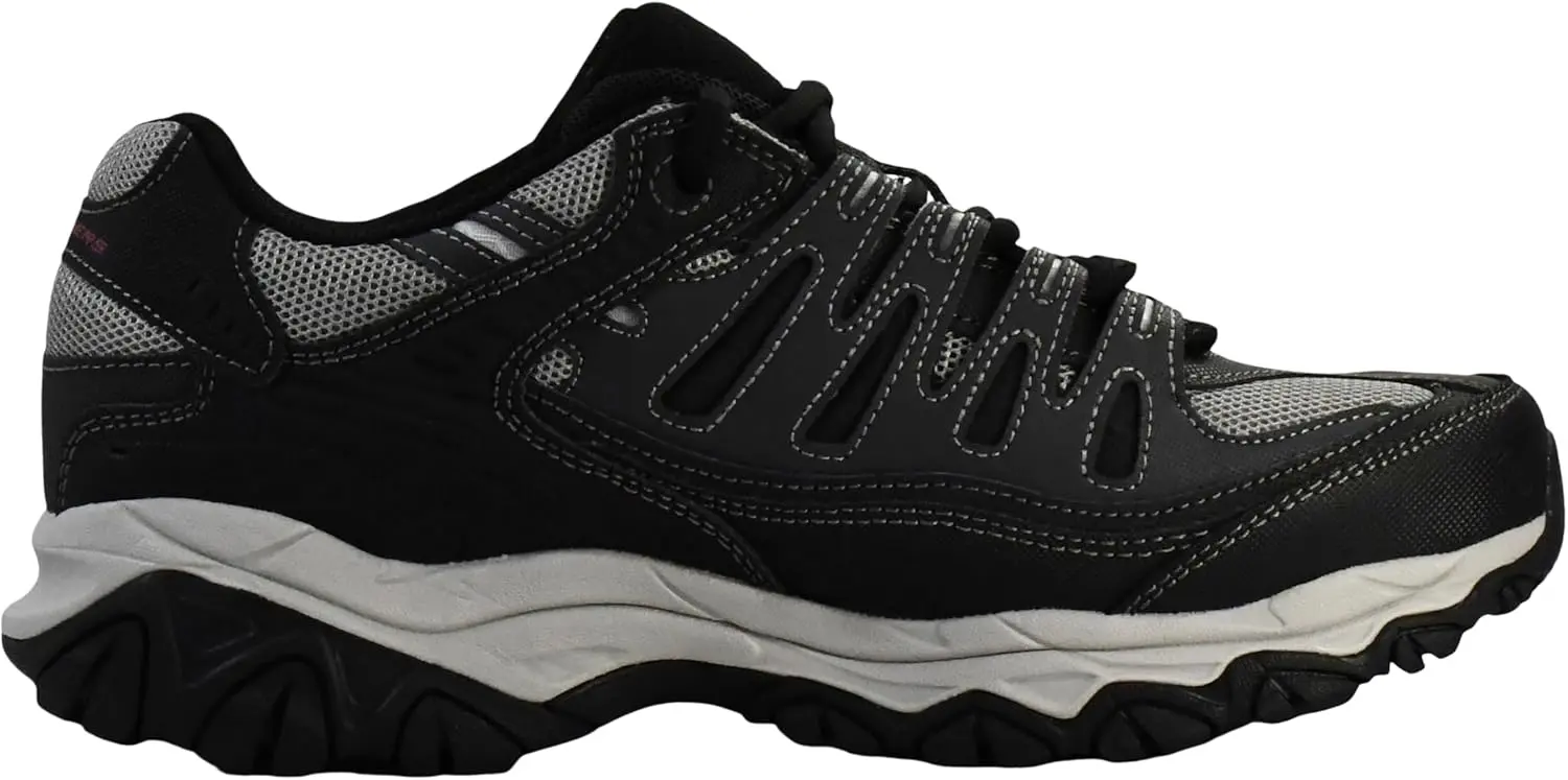 Skechers Men's Afterburn M. Fit Fashion Sneakers – Leather Upper, Memory Foam Insole, Rubber Outsole image 6