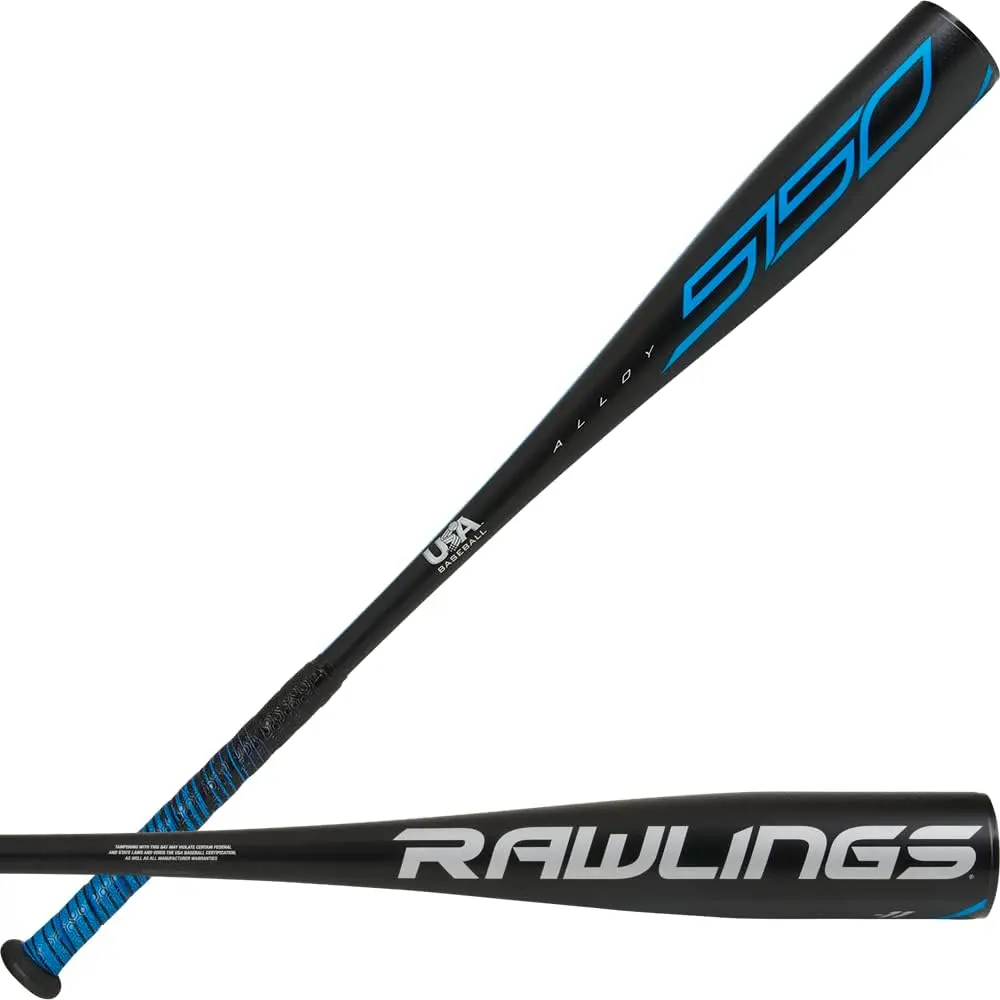 Rawlings | 5150 Youth Baseball Bat | USA | -11/-10/ -5 Drop | 1 Pc. Aluminum | 2 5/8 Barrel image 1