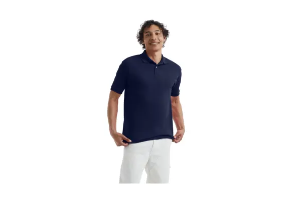 Hanes Men's EcoSmart Polo Shirt, Sizes S-3XL image