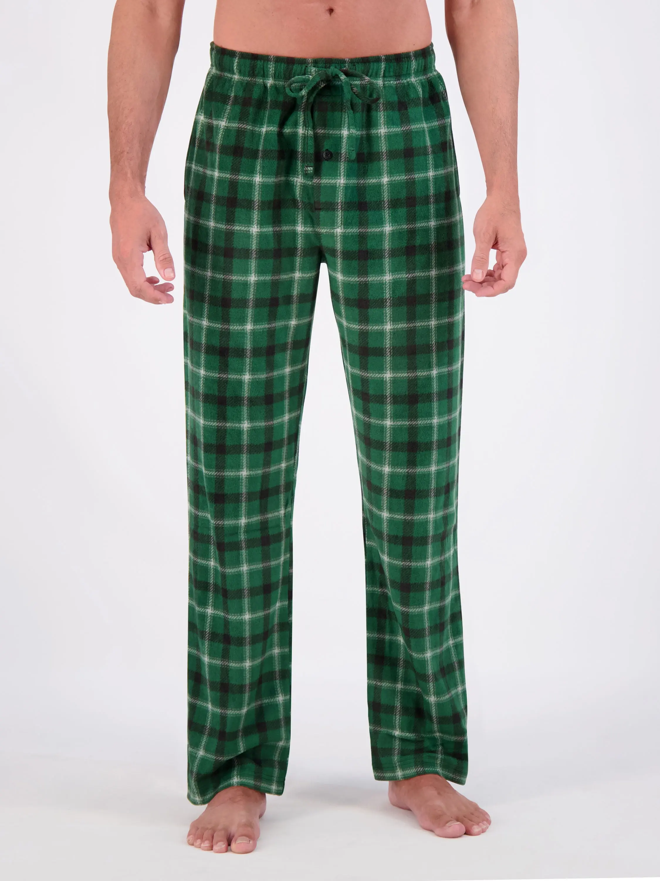 Hanes Men's Cozy Microfleece Pajama Sleep Pants, 2-Pack, Sizes S-2XL image 2