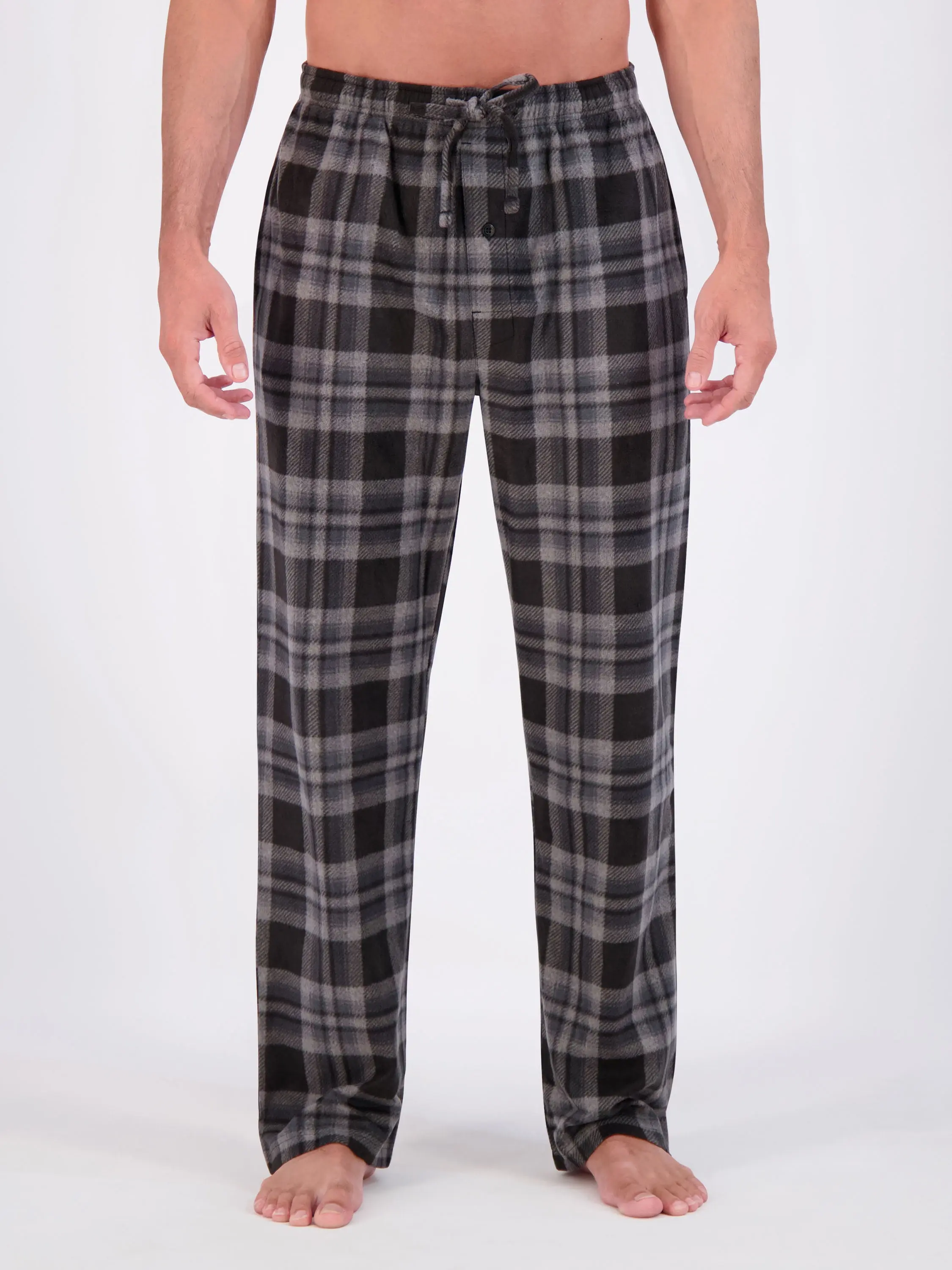 Hanes Men's Cozy Microfleece Pajama Sleep Pants, 2-Pack, Sizes S-2XL image 4