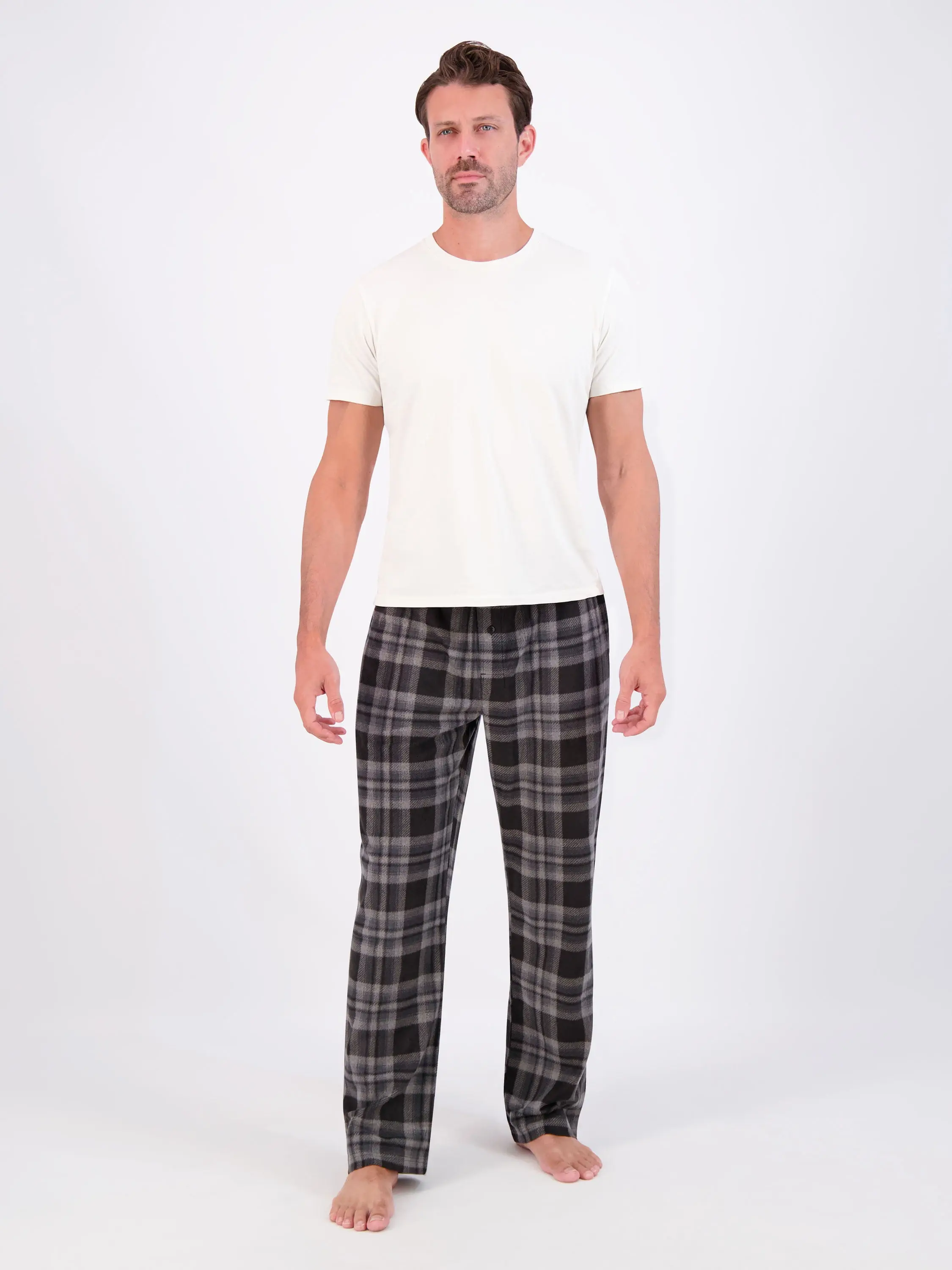 Hanes Men's Cozy Microfleece Pajama Sleep Pants, 2-Pack, Sizes S-2XL image 8