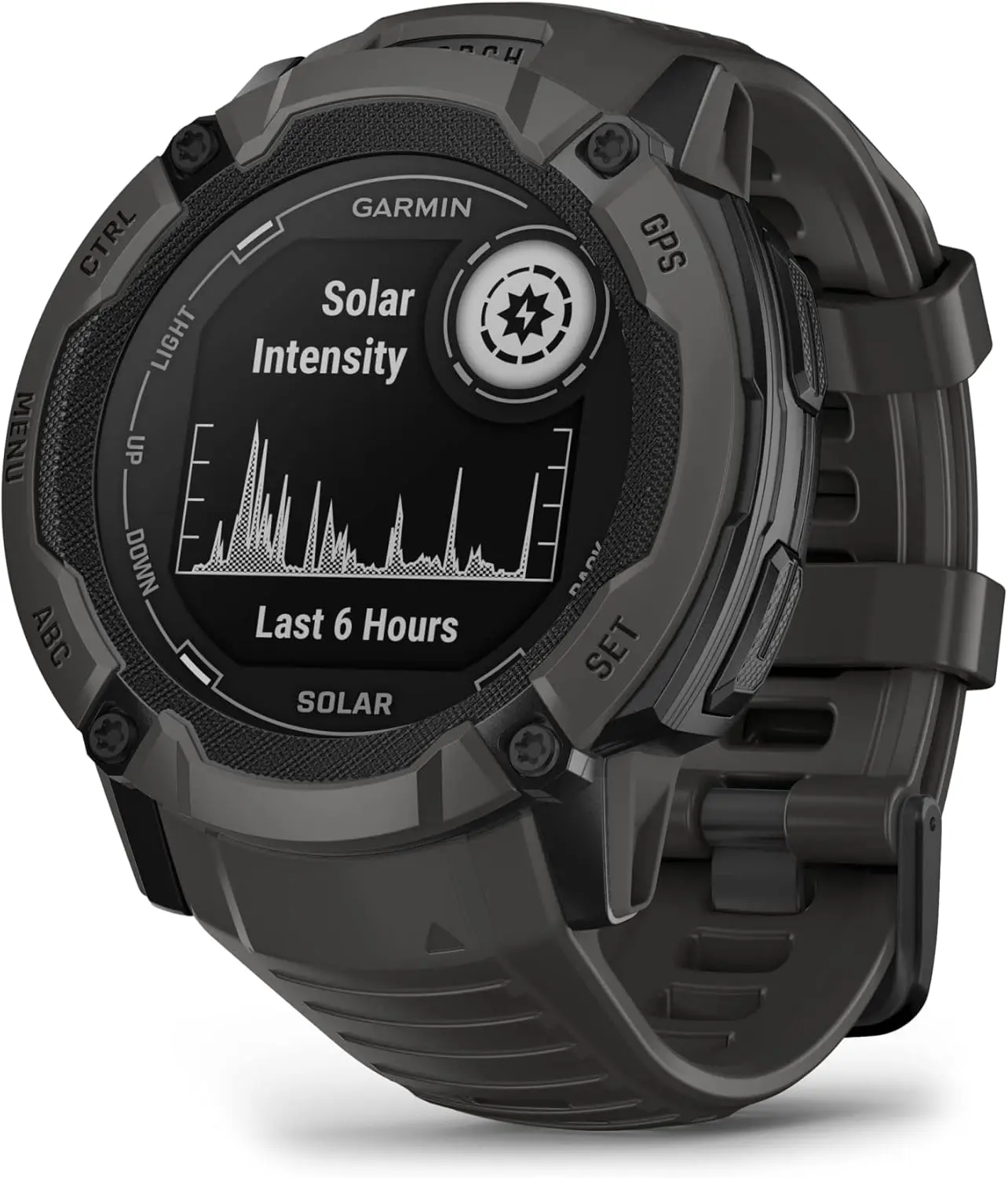 Garmin Instinct 2X Solar, Rugged GPS Smartwatch, Built-in Flashlight, Solar Charging Capability, Multi-Band GNSS, Graphite image 2