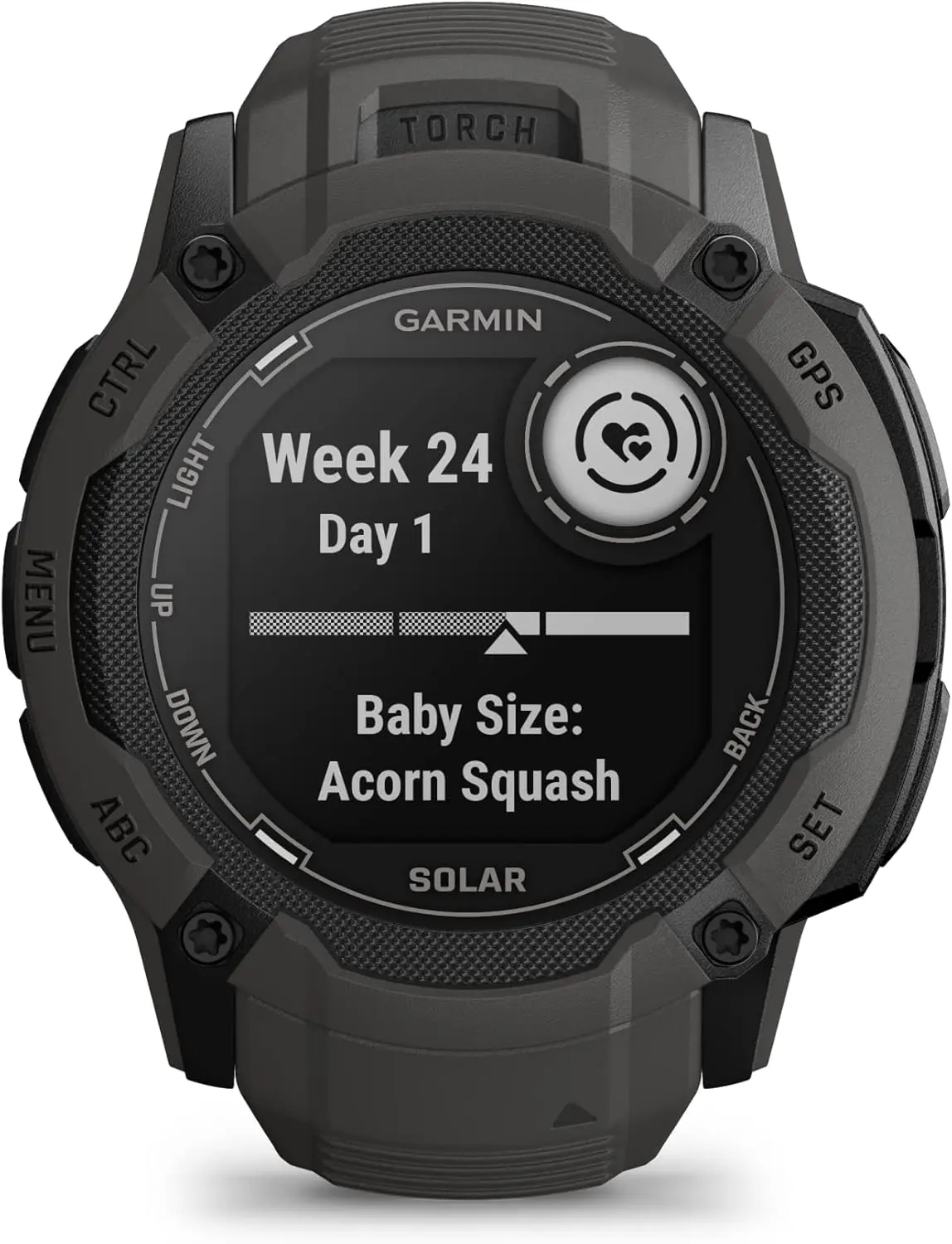 Garmin Instinct 2X Solar, Rugged GPS Smartwatch, Built-in Flashlight, Solar Charging Capability, Multi-Band GNSS, Graphite image 3