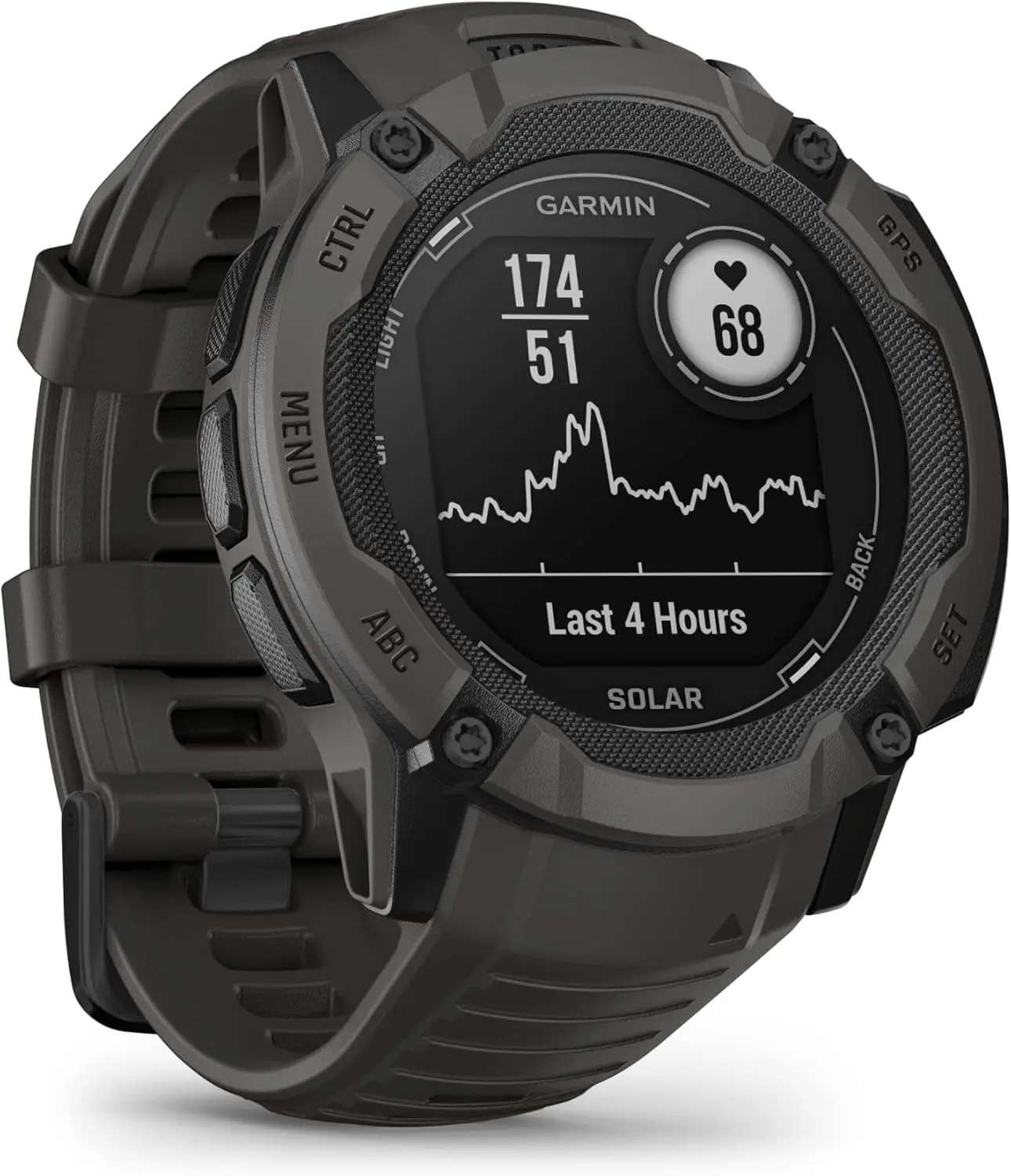 Garmin Instinct 2X Solar, Rugged GPS Smartwatch, Built-in Flashlight, Solar Charging Capability, Multi-Band GNSS, Graphite image 5