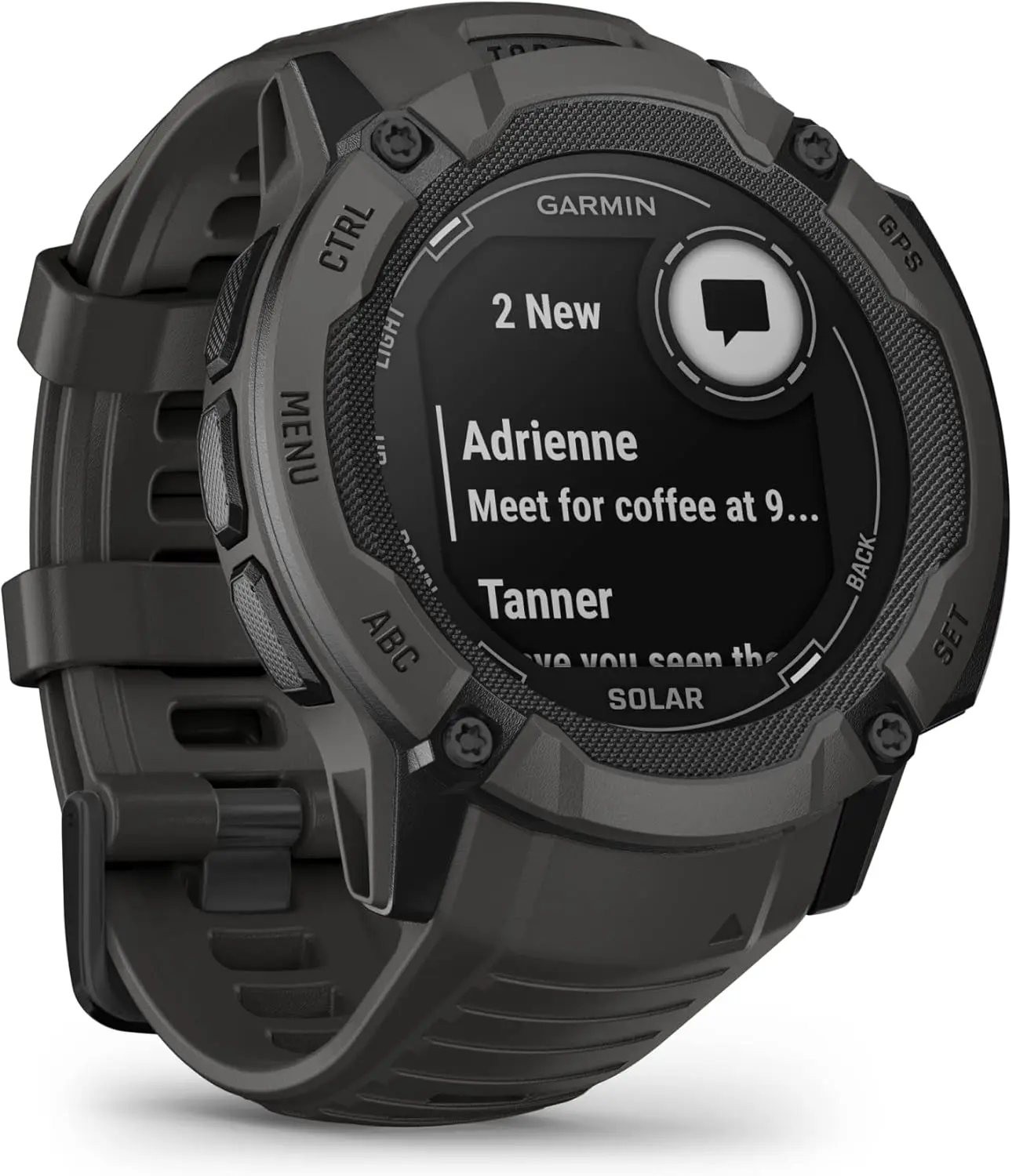 Garmin Instinct 2X Solar, Rugged GPS Smartwatch, Built-in Flashlight, Solar Charging Capability, Multi-Band GNSS, Graphite image 6