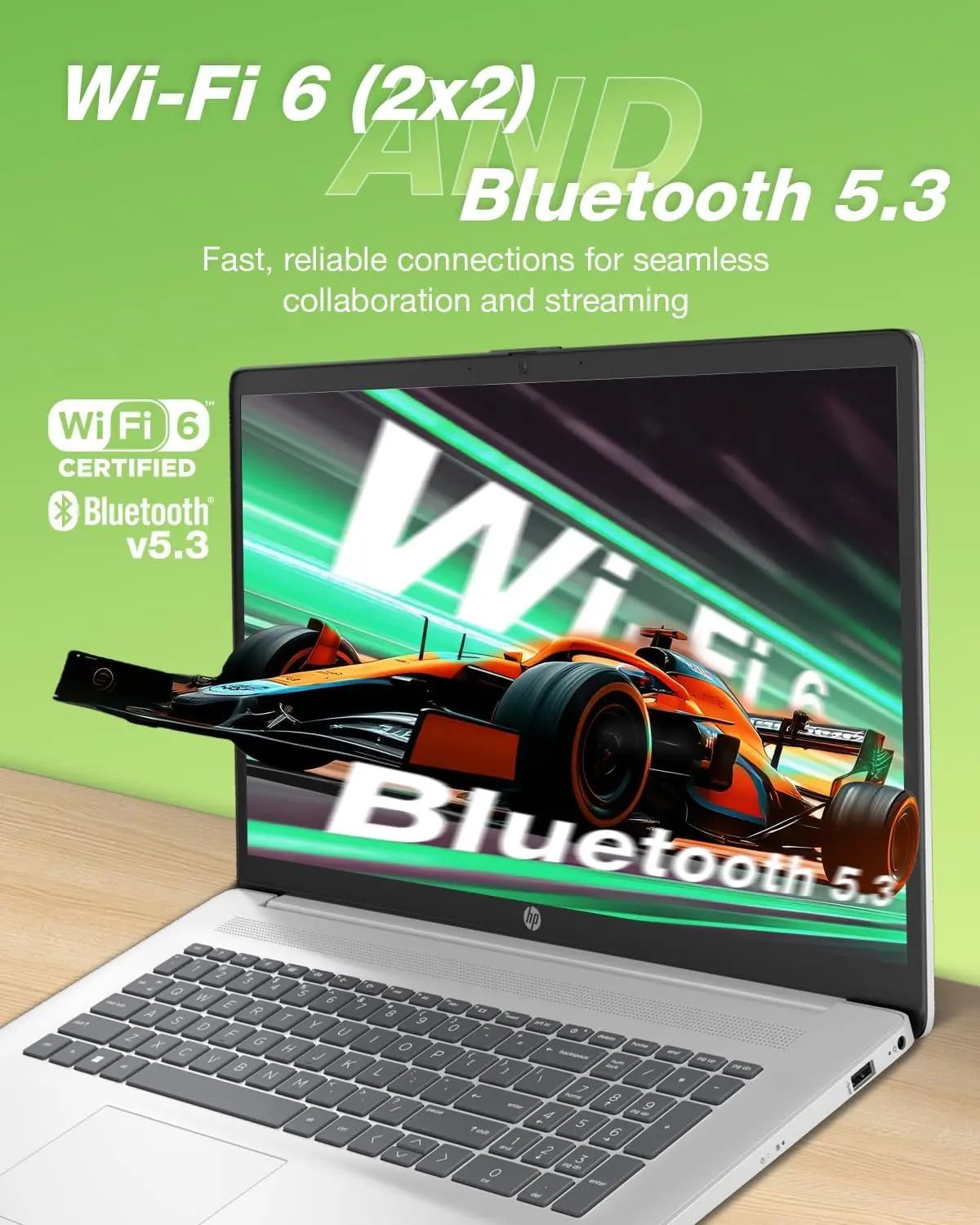HP Flagship 17 Laptop Computer - 17.3" HD+ Screen, Intel 10-Core i5-1334U, Intel Graphics, 64 GB RAM, 1 TB SSD, Backlit Keyboard, Wi-Fi 6, Windows 11 Pro + Free MS Office for Study and Business Work image 4