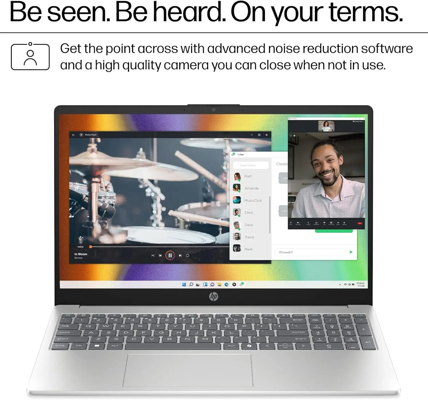 HP Laptop Computer 15.6" Touchscreen for Student Home Study and Business, 32GB DDR4 RAM, 1TB PCIe SSD, WiFi 6, Bluetooth 5.3, Windows 11 Pro, Intel i3-1315U (Beat i5-1155G7), BEF-ectoy USB C Hub image 4